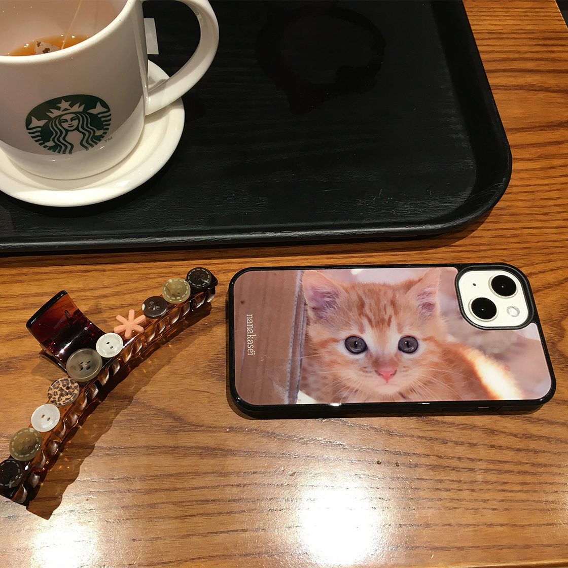 나나카세이 치즈 고양이 에폭시 범퍼 케이스(NANAKASEI cheese cat epoxy bumper case) - 2