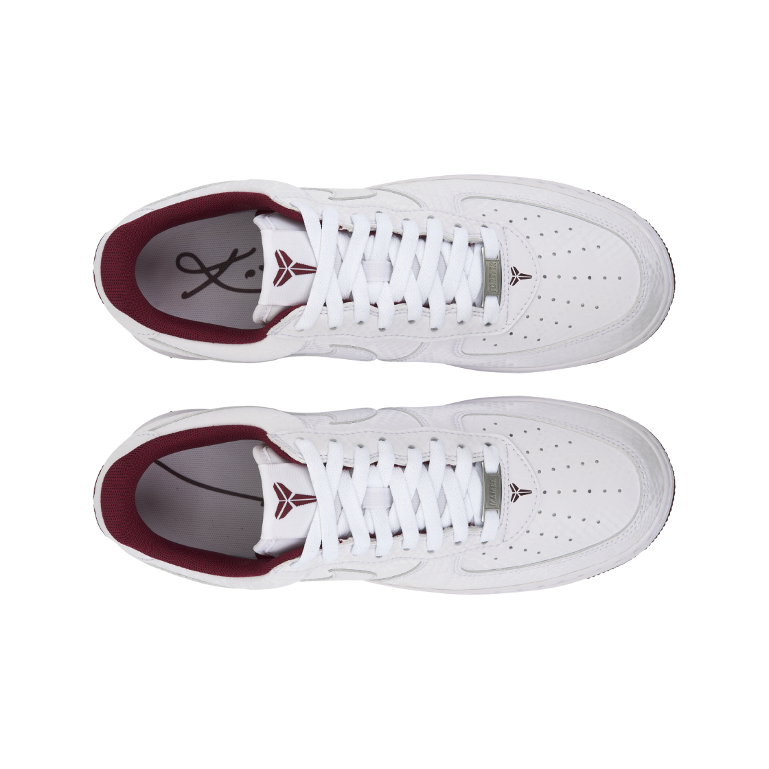 나이키 x 코비 브라이언트 에어포스 1 로우 화이트 팀 레드(Nike x Kobe Bryant Air Force 1 Low White Team Red) - 5