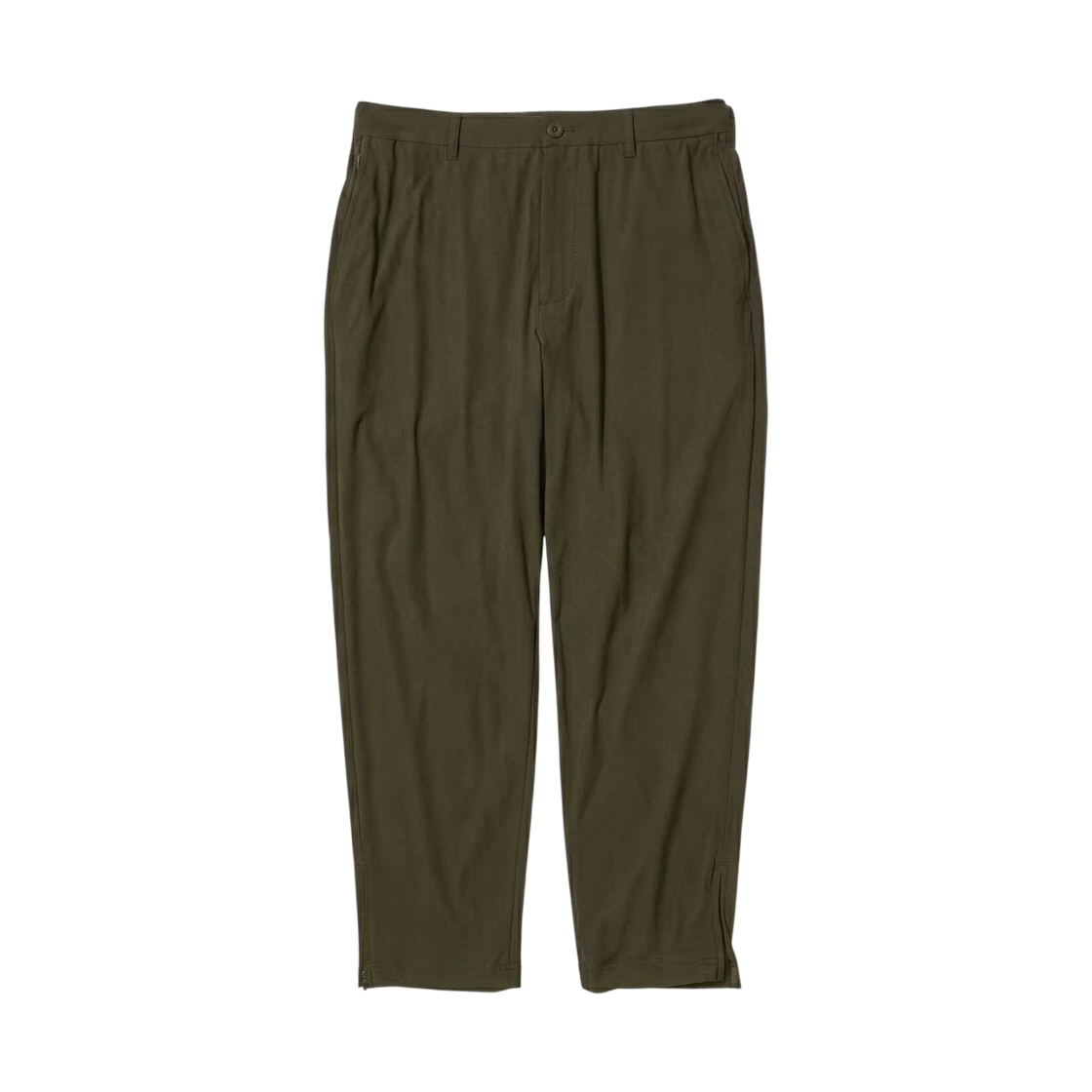 482928-57 Uniqlo Ultra Stretch Pants Olive - JP