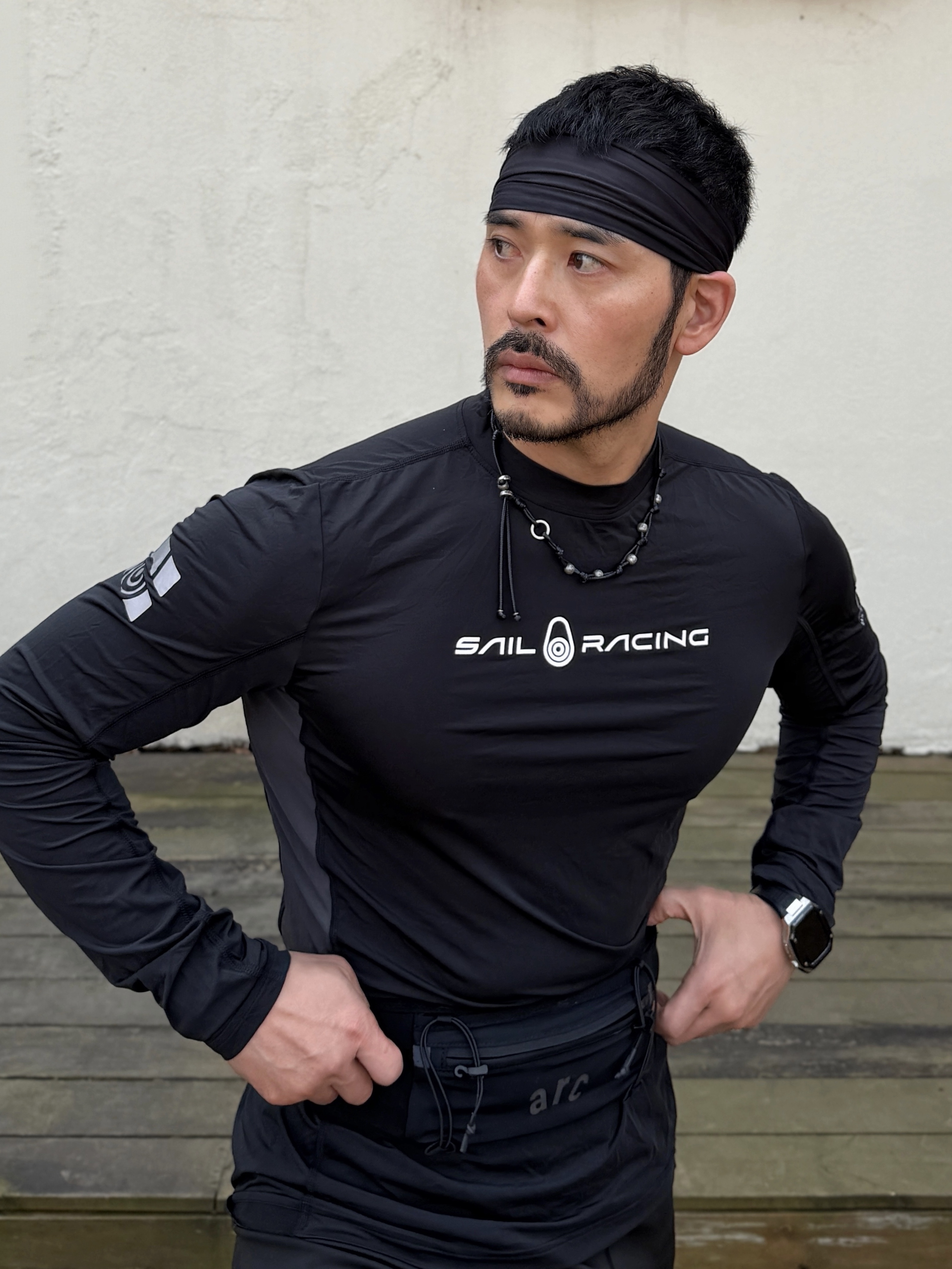 [KREAM 단독] TOWTOW.ARCHIVE Tosca Rope Necklace Black, Nike Air Zoom Alphafly Next% 3 Black Olive Aura 착용 스타일 - 5