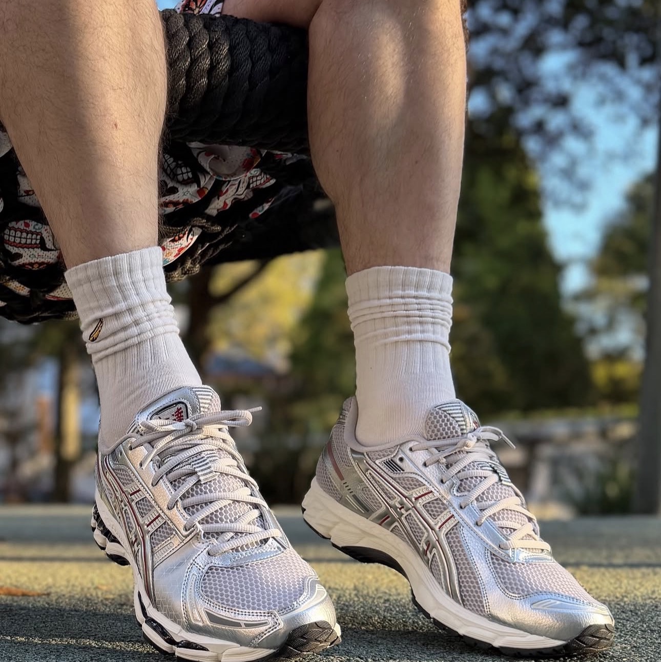 Asics x Ronnie Fieg Gel-Kayano 12.1 Wind Chime 착용 스타일 - 3