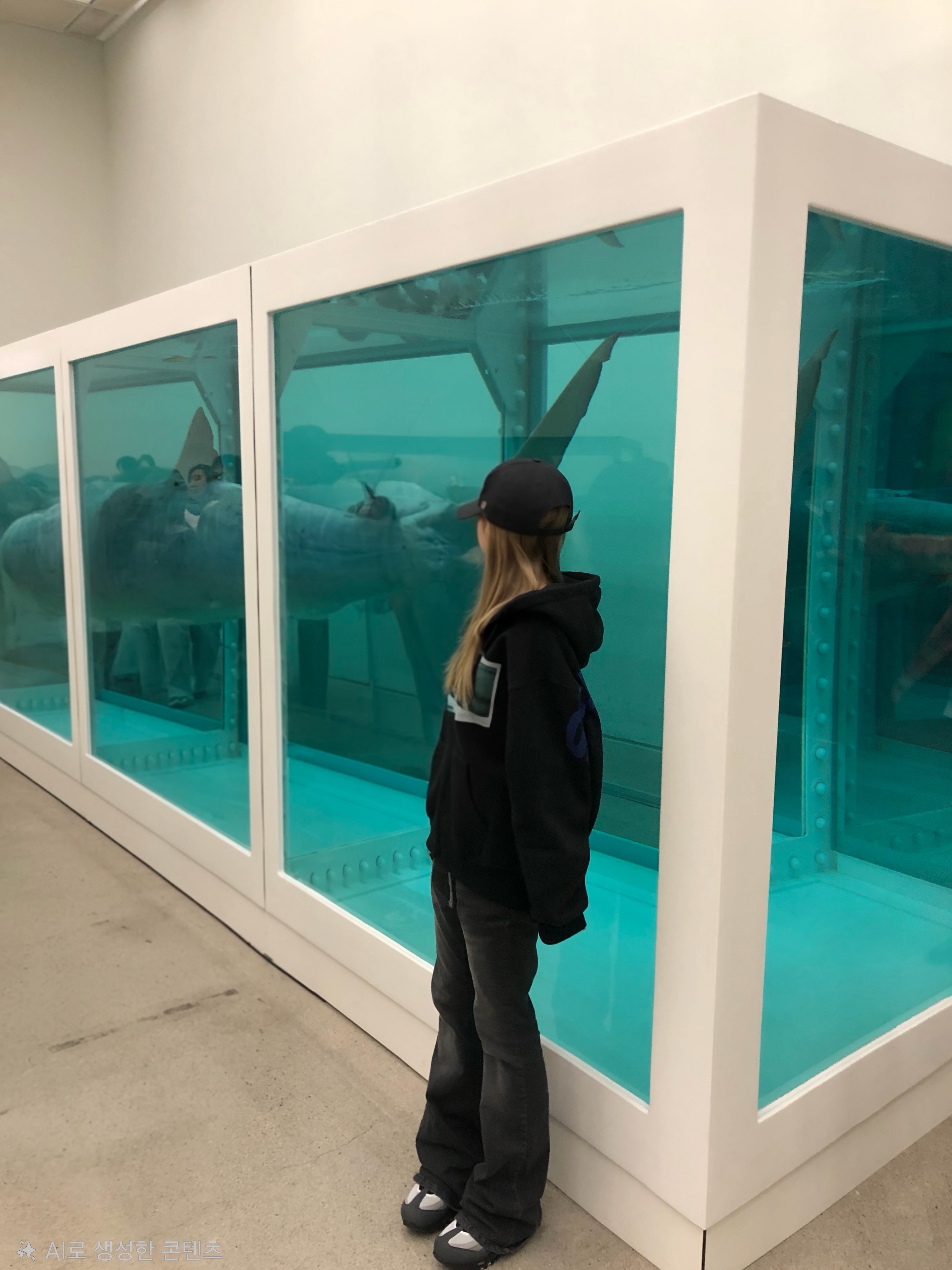 Supreme x Damien Hirst Zip Up Hooded Sweatshirt Black - 25SS, Oakley Remix Dad Hat Blackout 착용 스타일 - 1