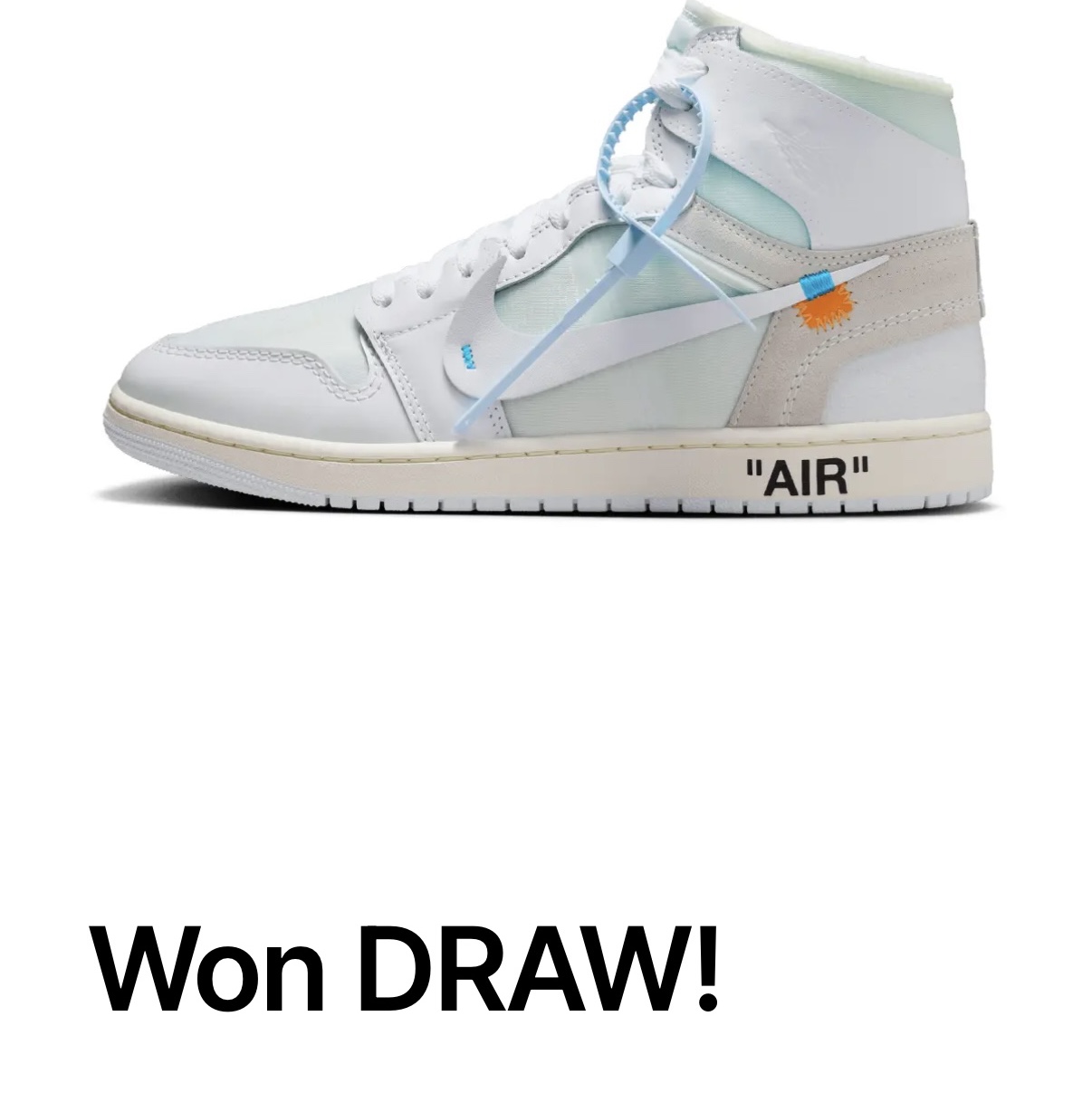 Jordan 1 x Virgil Abloh Archive Retro High Alaska White 착용 스타일