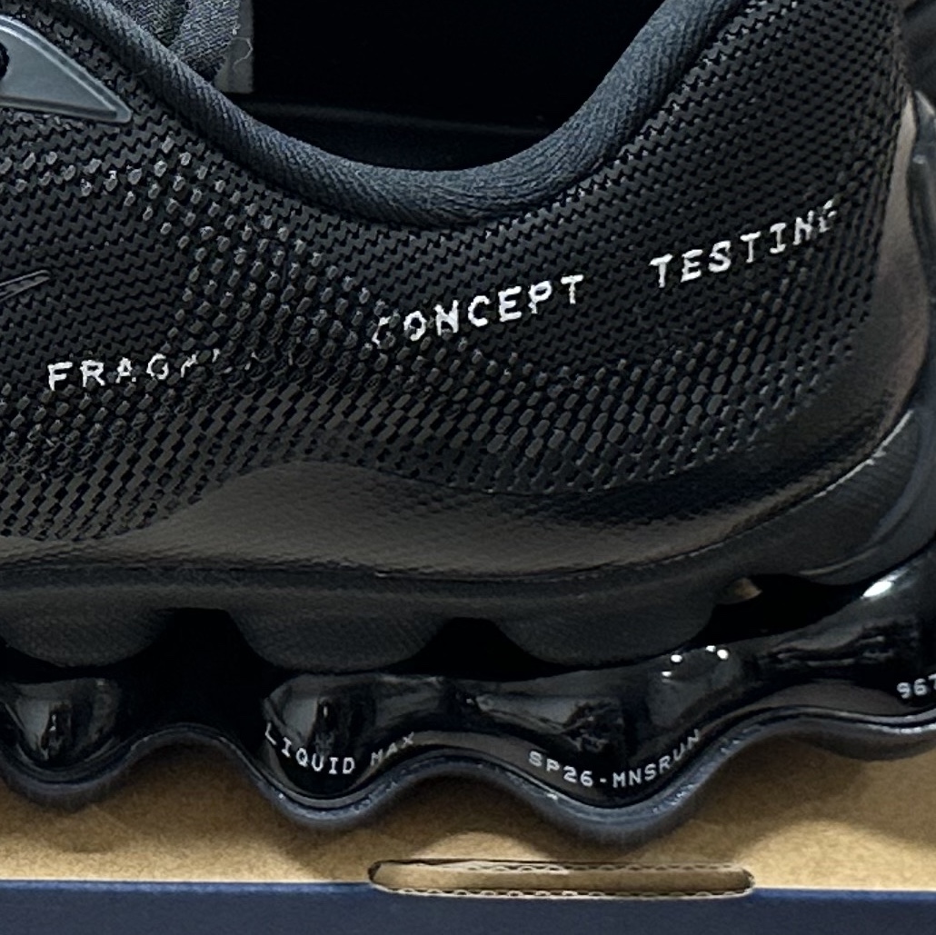 Nike x Fragment Air Liquid Max Black Anthracite 착용 스타일 - 9