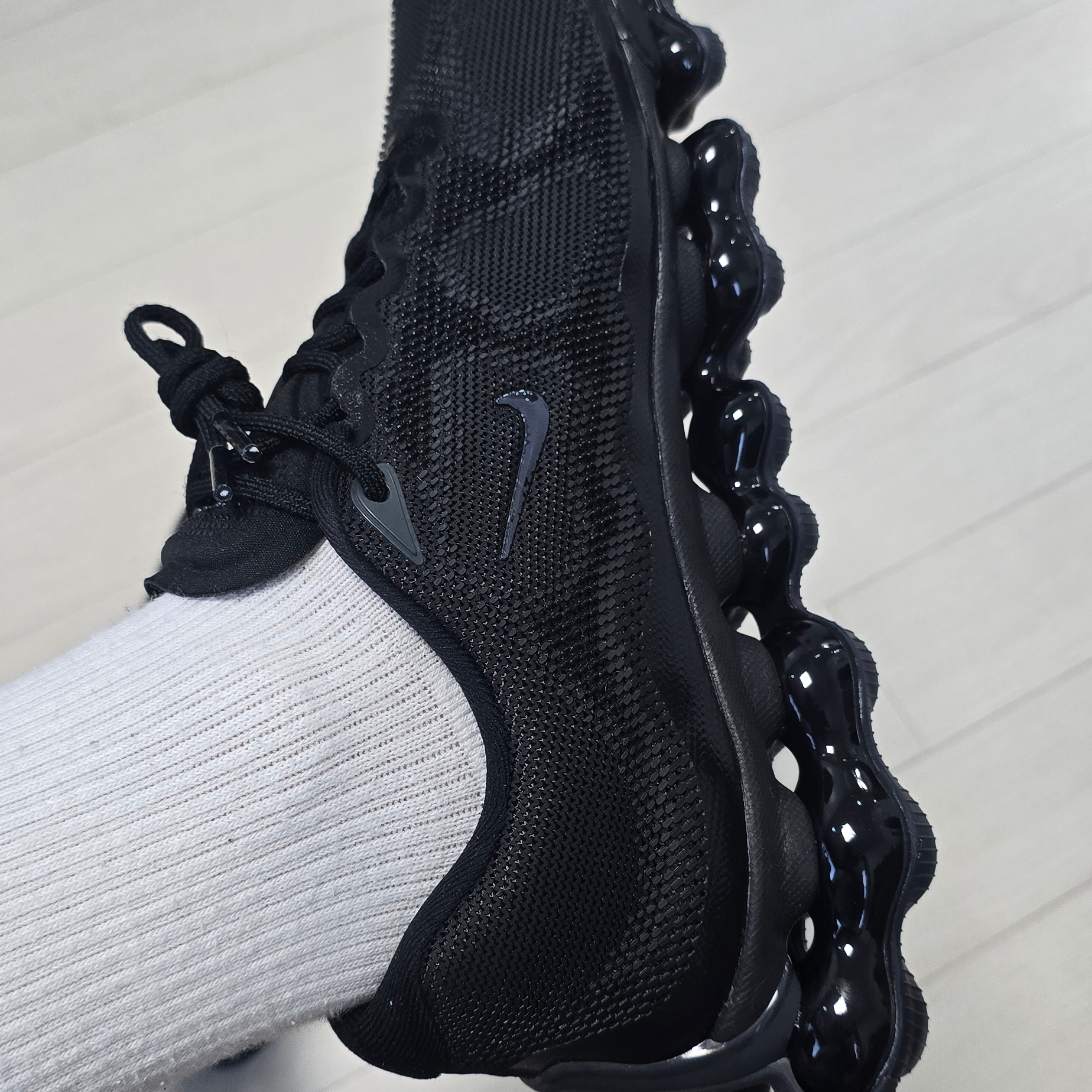 Nike x Fragment Air Liquid Max Black Anthracite 착용 스타일 - 3