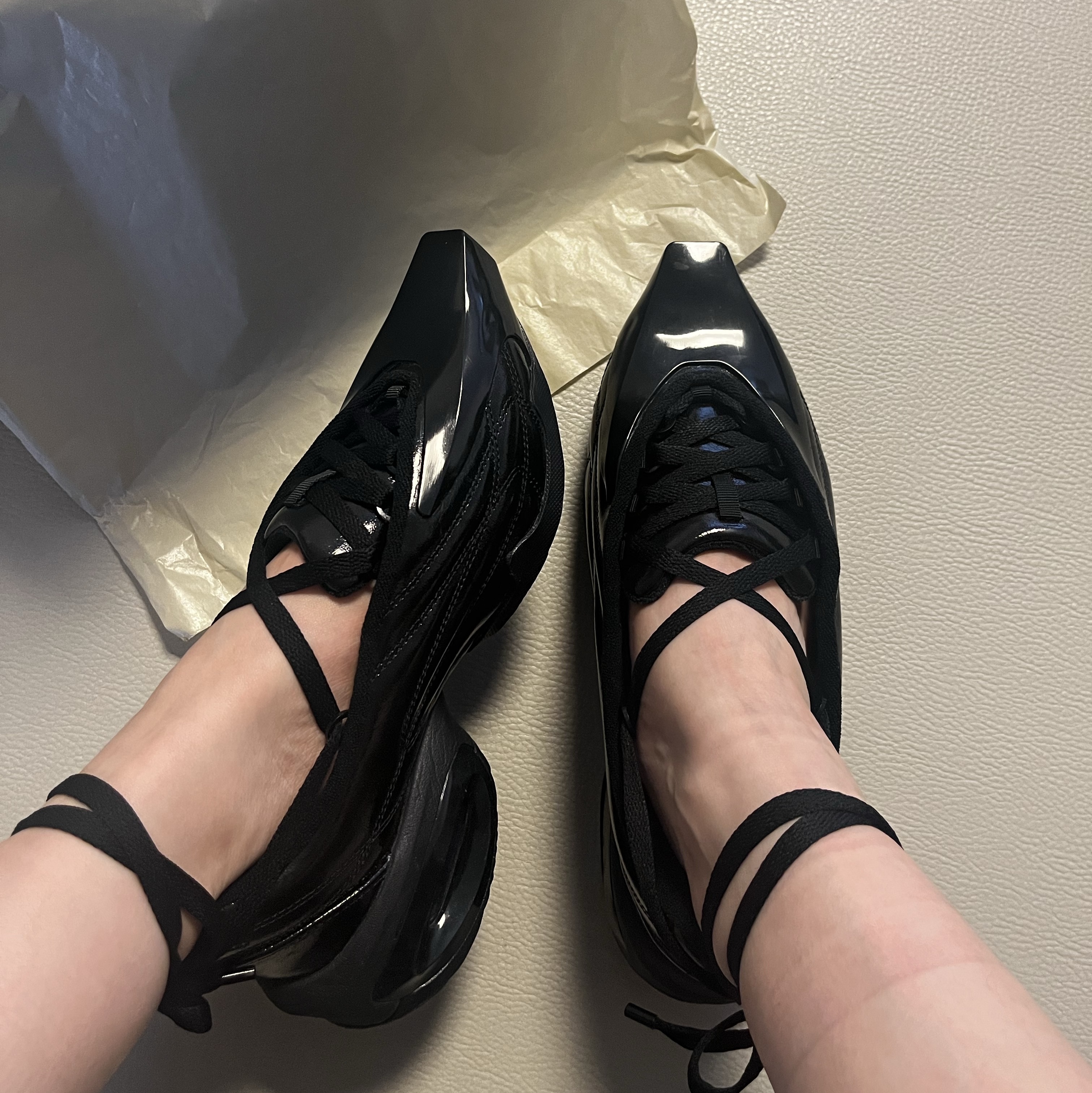 (W) Nike x Knwls Air Max Muse Noir 착용 스타일 - 2