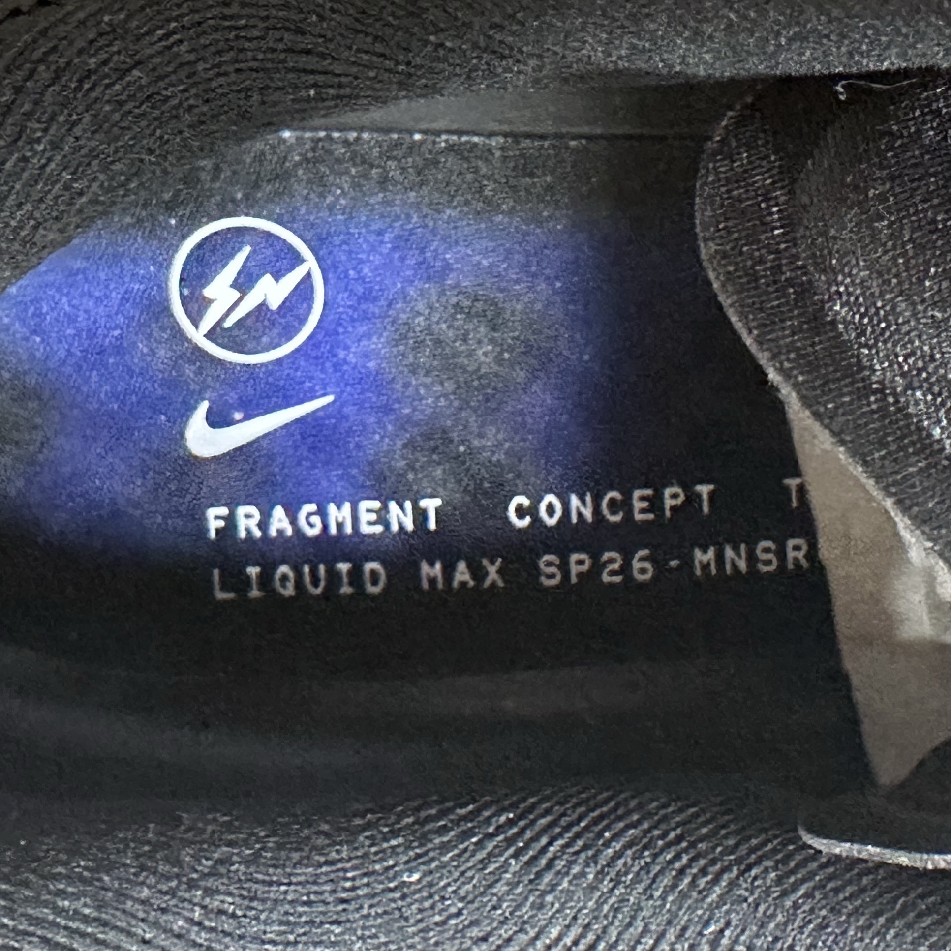 Nike x Fragment Air Liquid Max Black Anthracite 착용 스타일 - 4