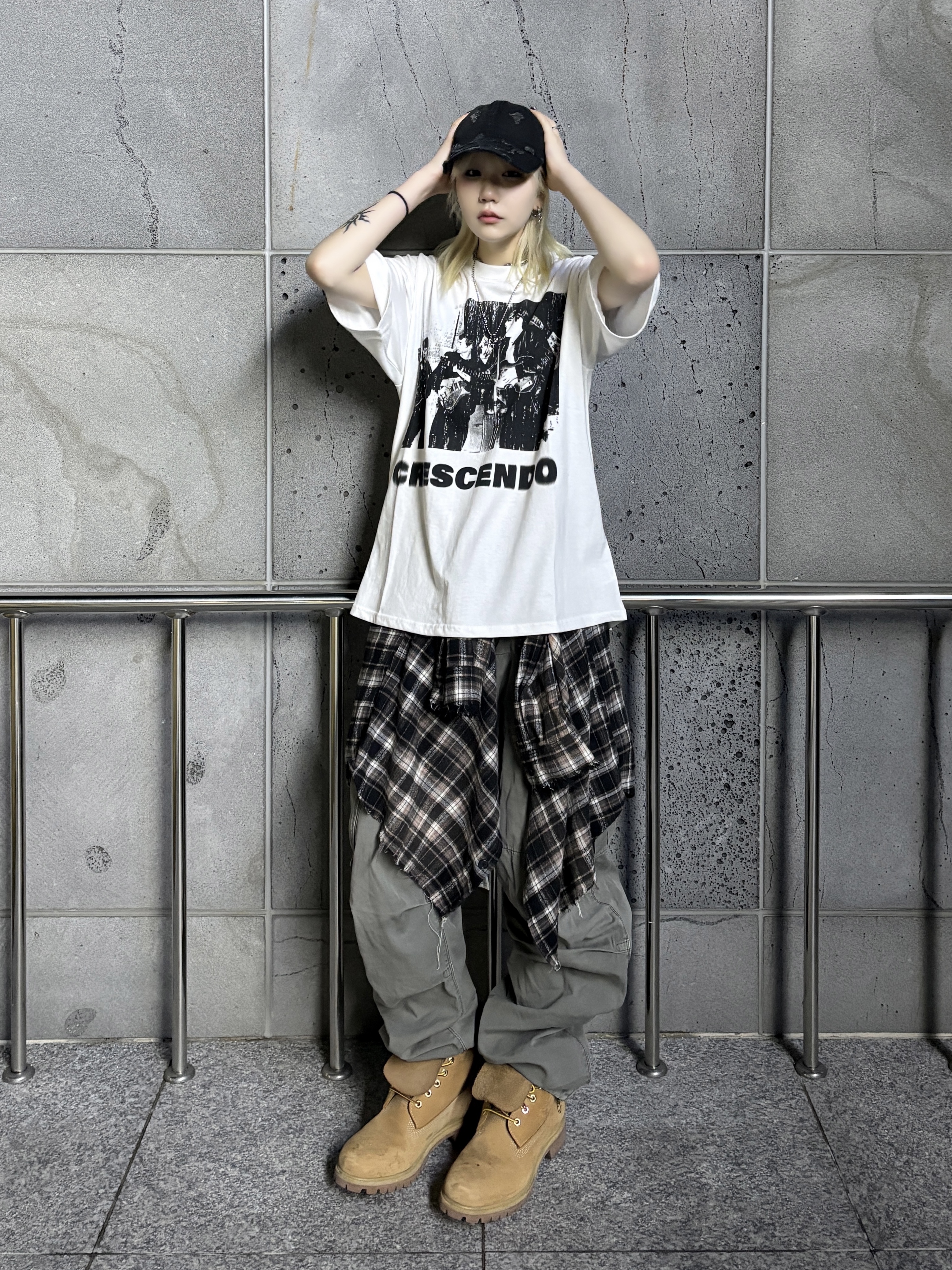 Timberland Premium 6 inch Waterproof Boot Wheat Nubuck - Wide 착용 스타일 - 2