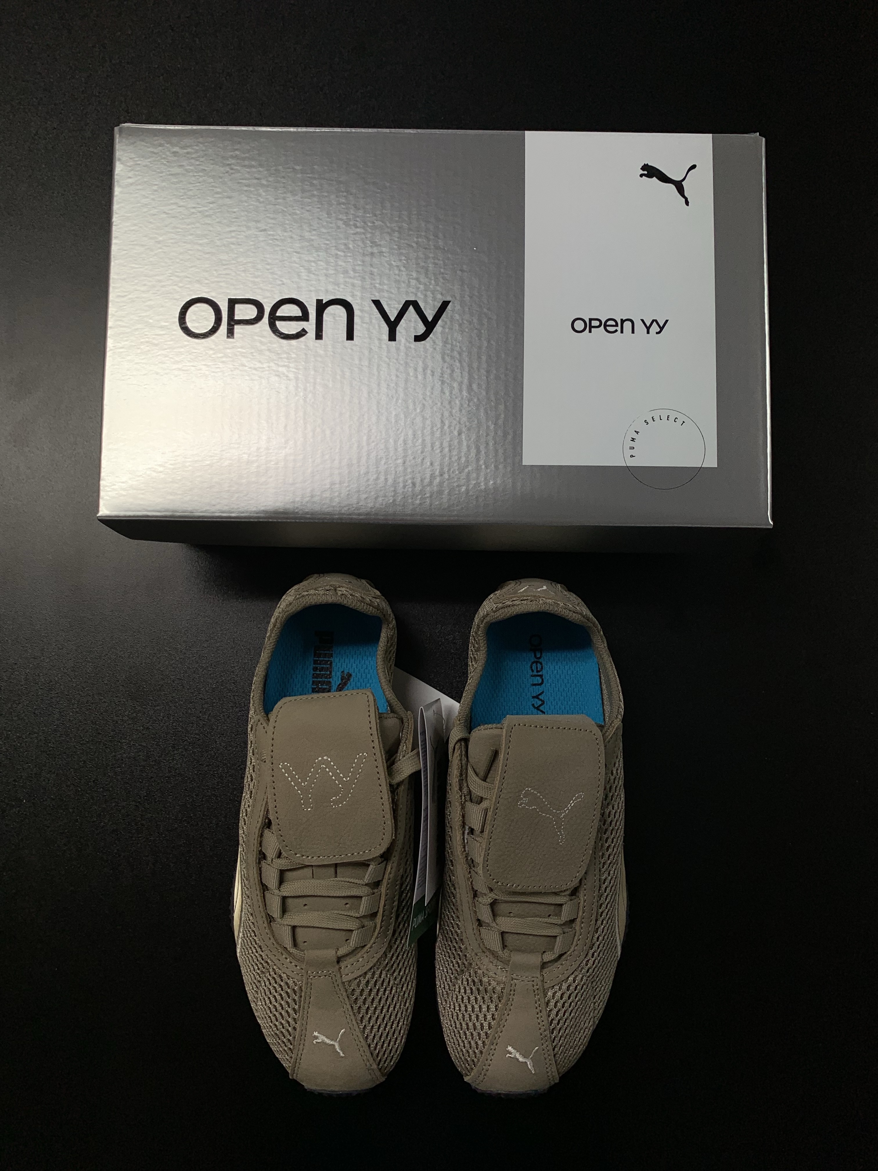 Puma x Open Yy H-street Oak Branch Creamy Vanilla 착용 스타일 - 2