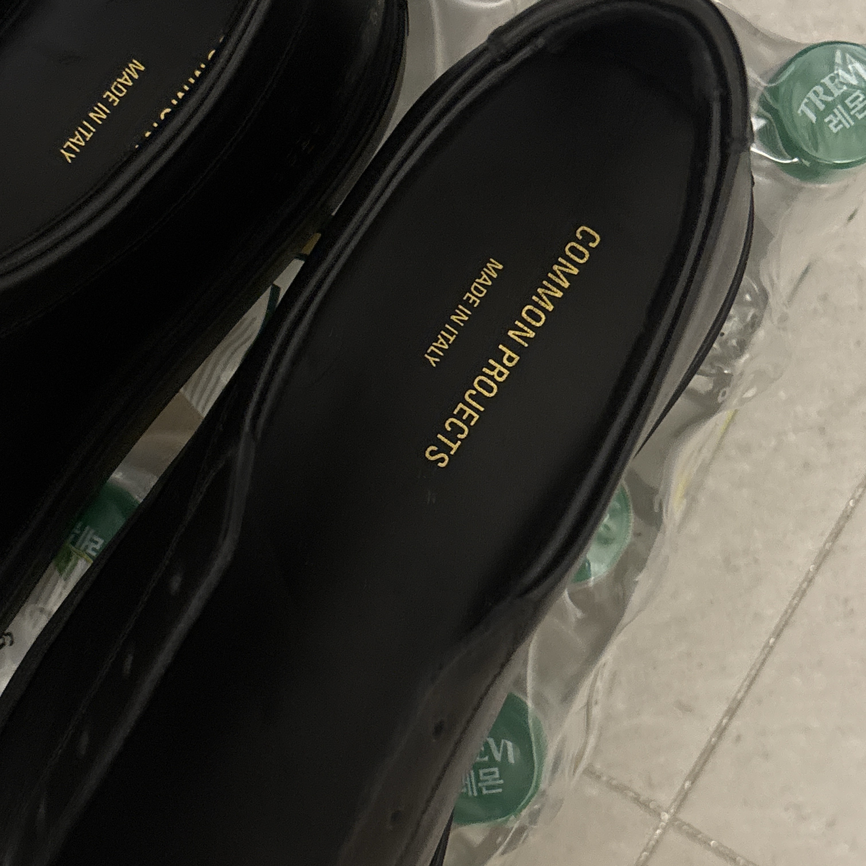 Common Projects Original Achilles Low Black 착용 스타일 - 8