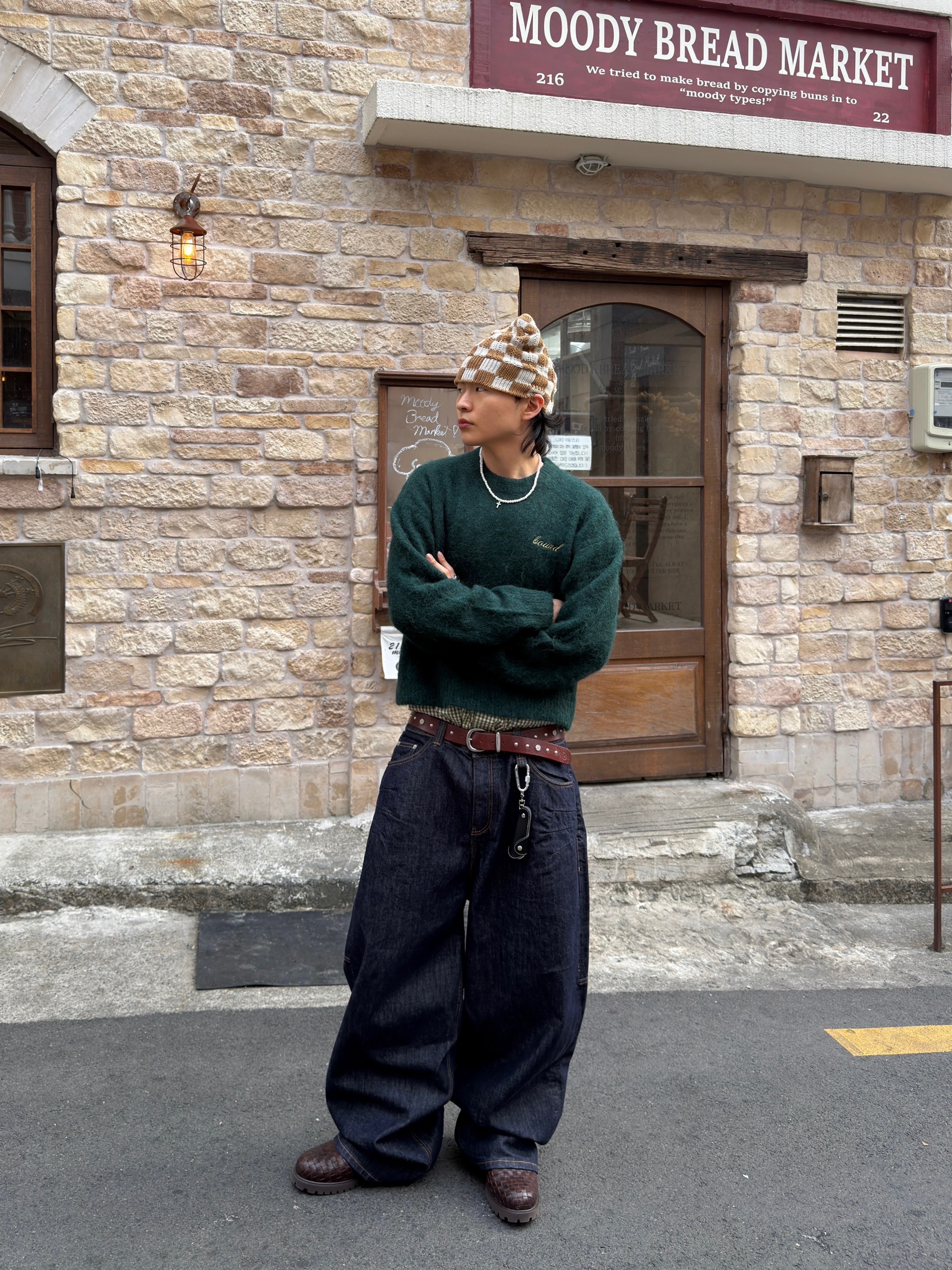 Timberland Premium 6 inch Boots Dark Brown - Medium, Stussy Boxer Shorts Multi (3 Pack) 착용 스타일 - 3