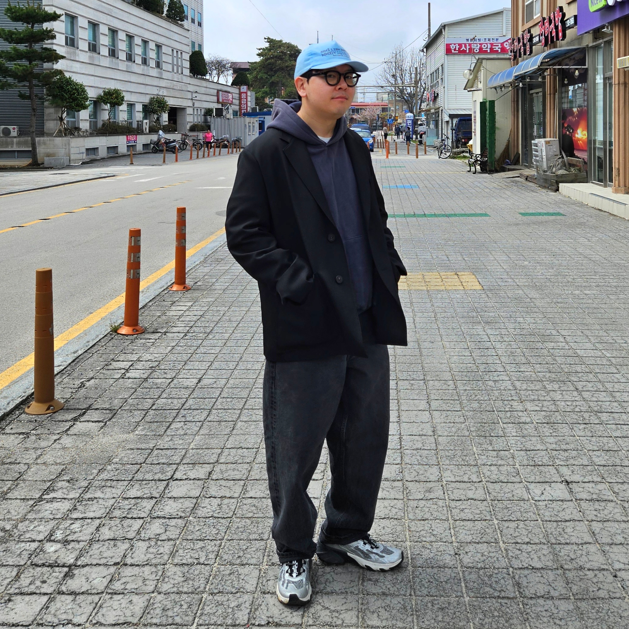 Salomon Speedverse PRG Silver Frost Grey Lunar Rock, Ciota Straight 5 Pocket Pants Medium Black 착용 스타일 - 2