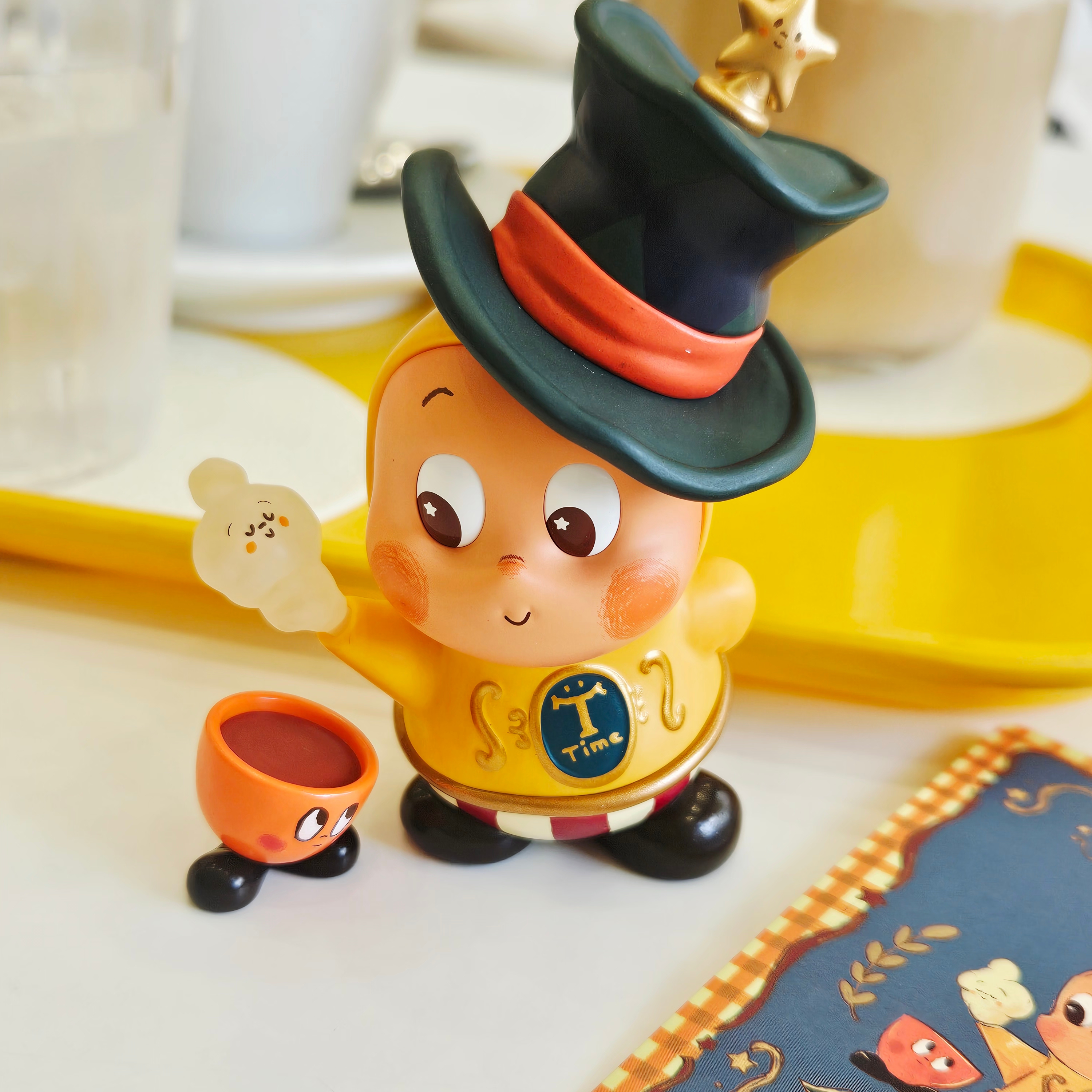 Pop Mart Twinkle Twinkle Savor the Moment Series Figures Earl Teapot (Opened Case) 착용 스타일 - 1