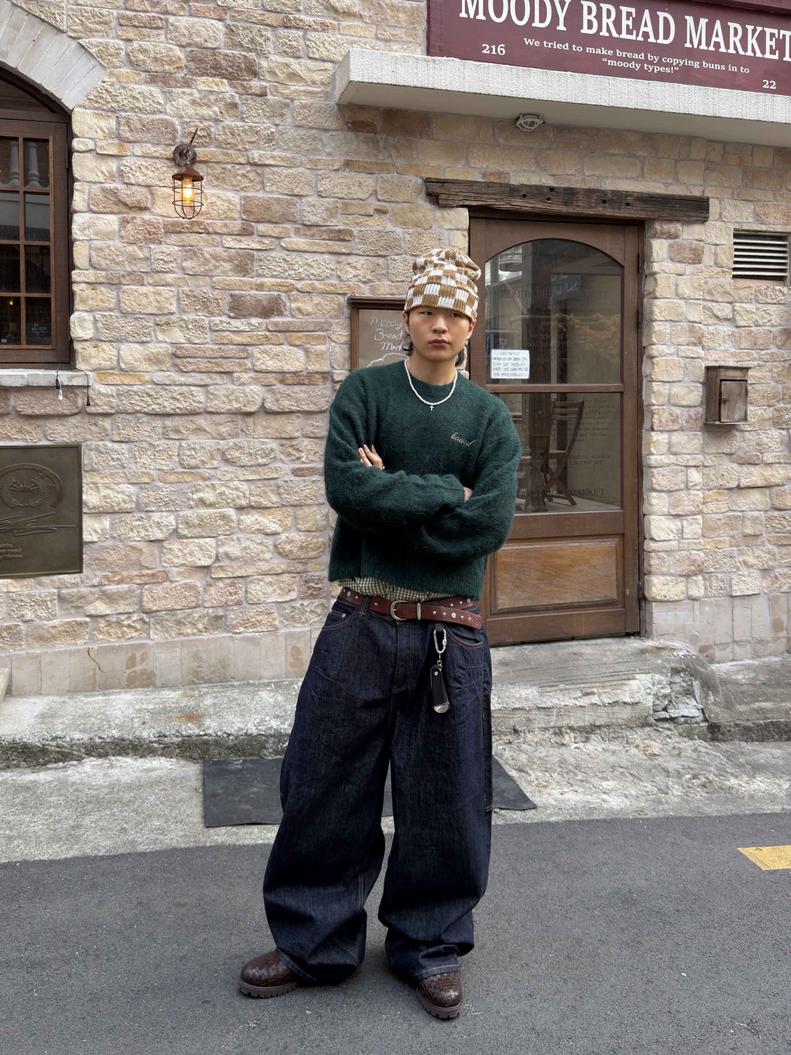 Timberland Premium 6 inch Boots Dark Brown - Medium, Stussy Boxer Shorts Multi (3 Pack) 착용 스타일 - 1