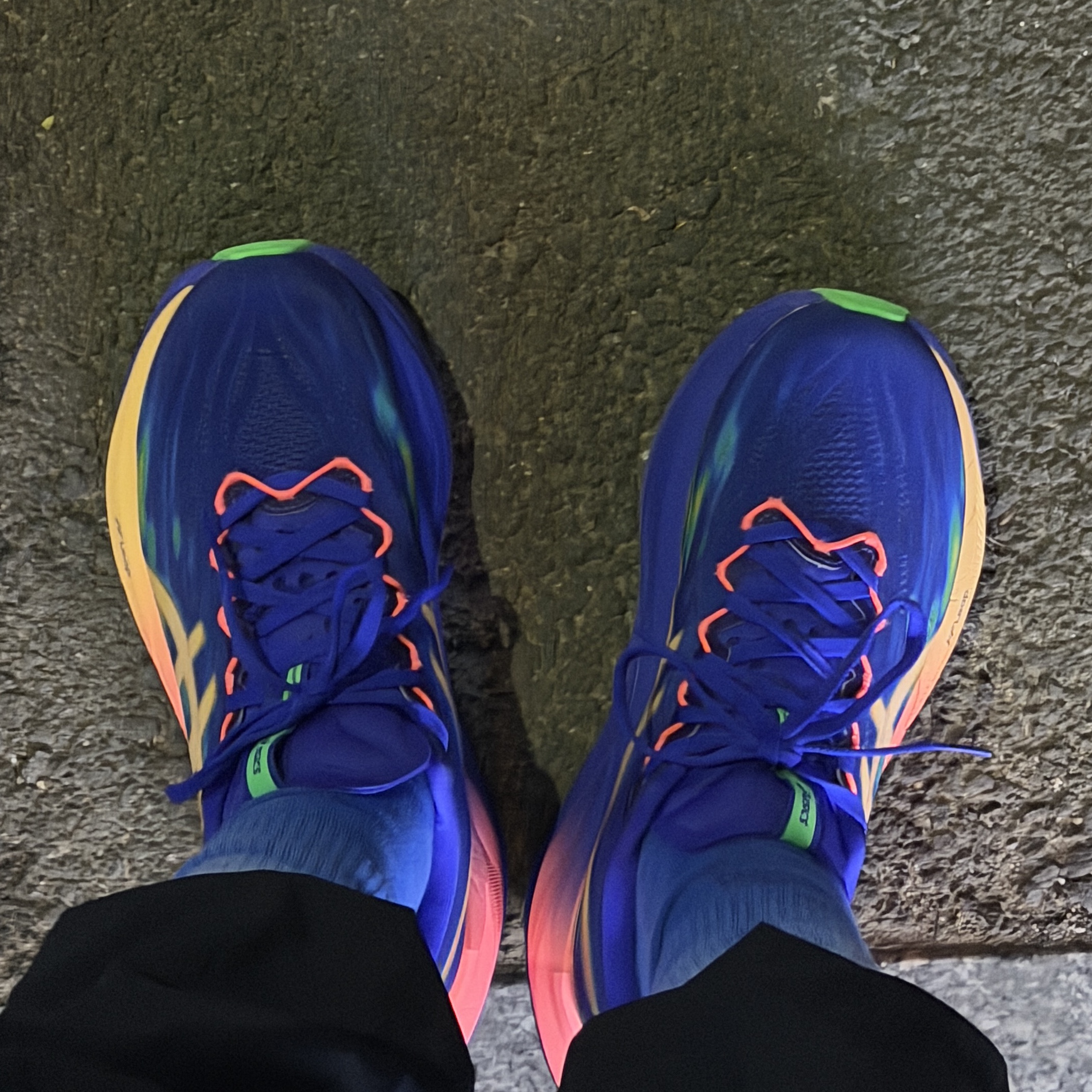HDEX ASSIST X GARMIN RUN Energetic Running Socks White 착용 스타일