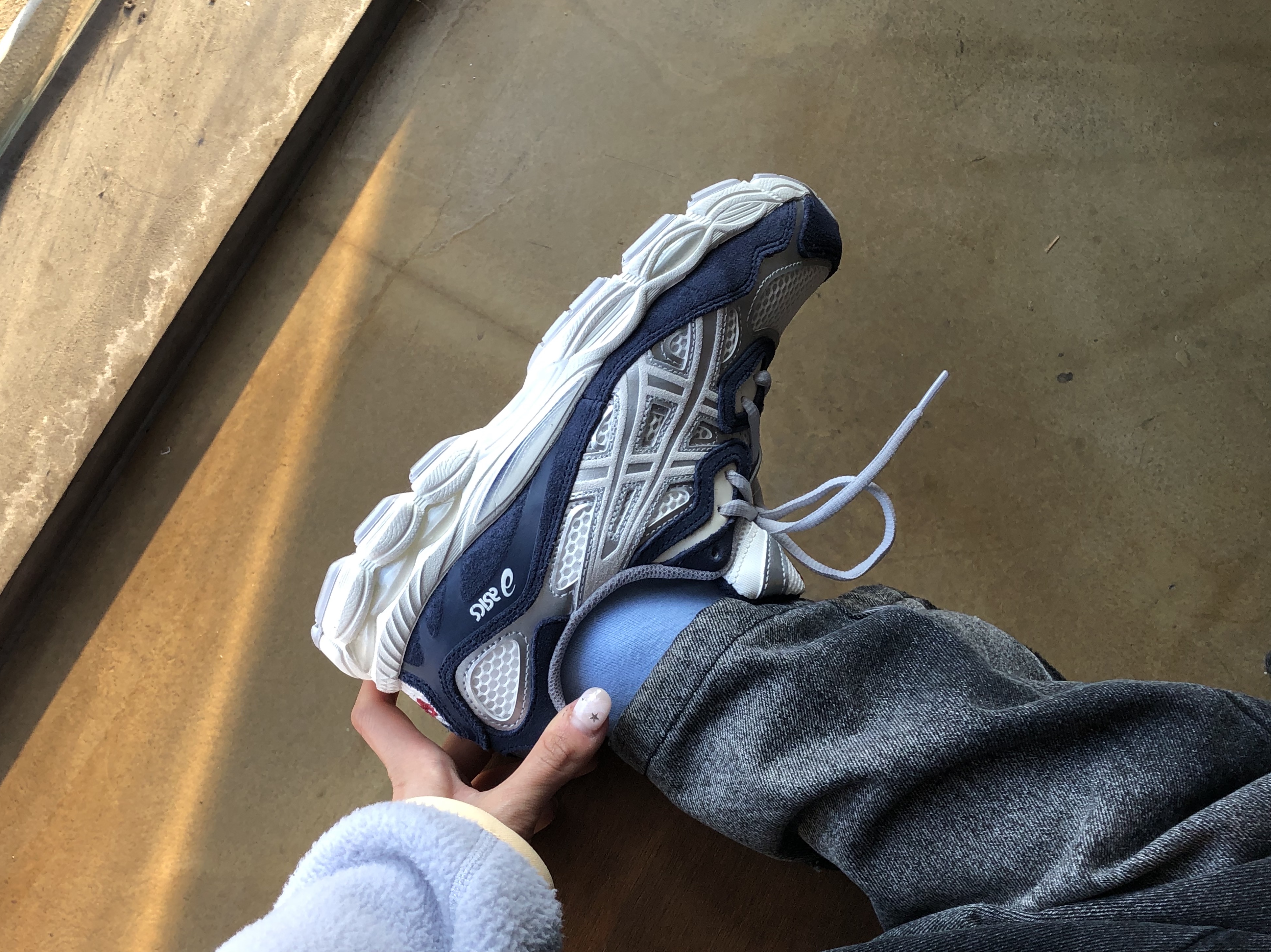 Asics Gel-NYC Midnight Pure Silver - Korea Exclusive 착용 스타일