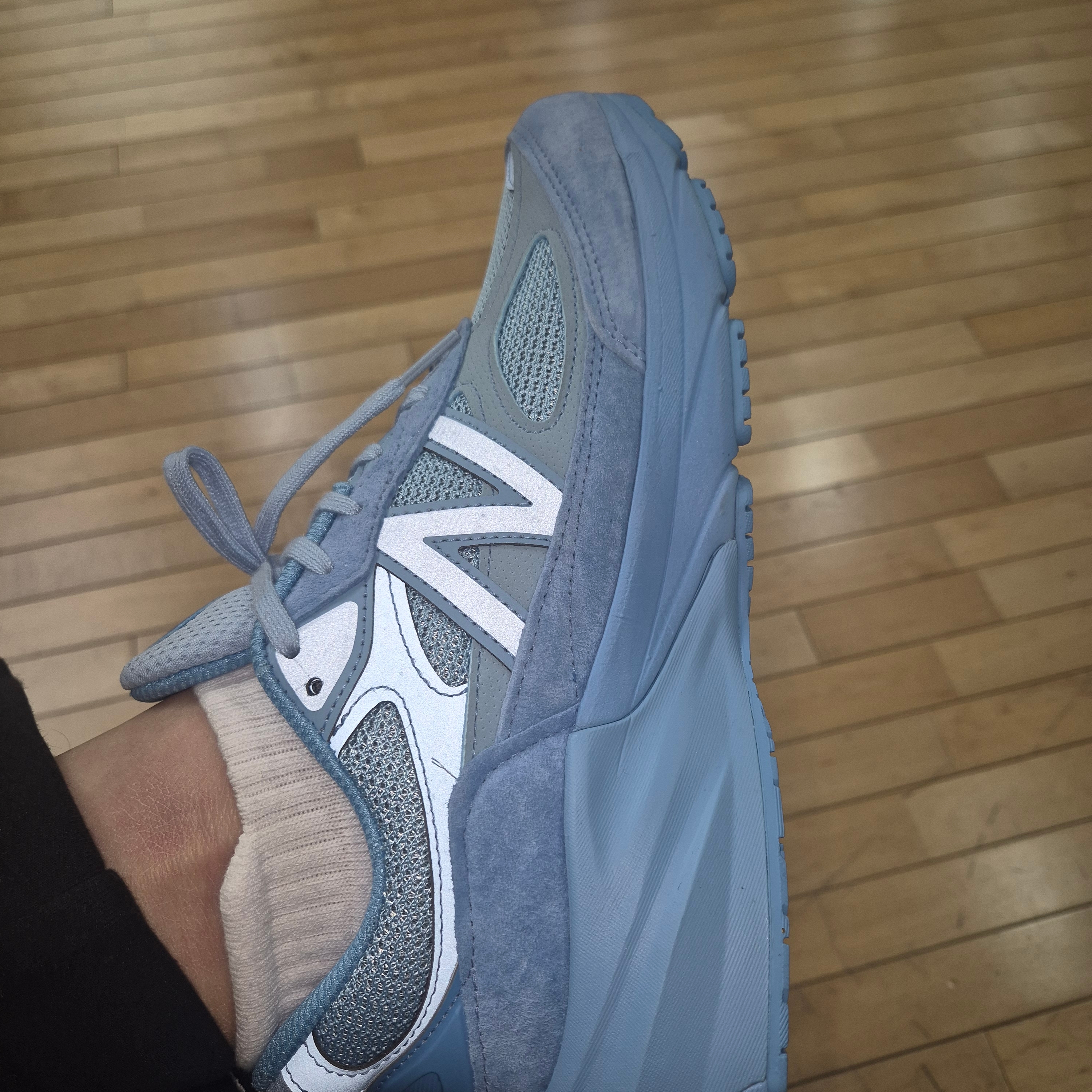 New Balance x Joe Freshgoods 990v6 Made in USA Prom Blue 착용 스타일