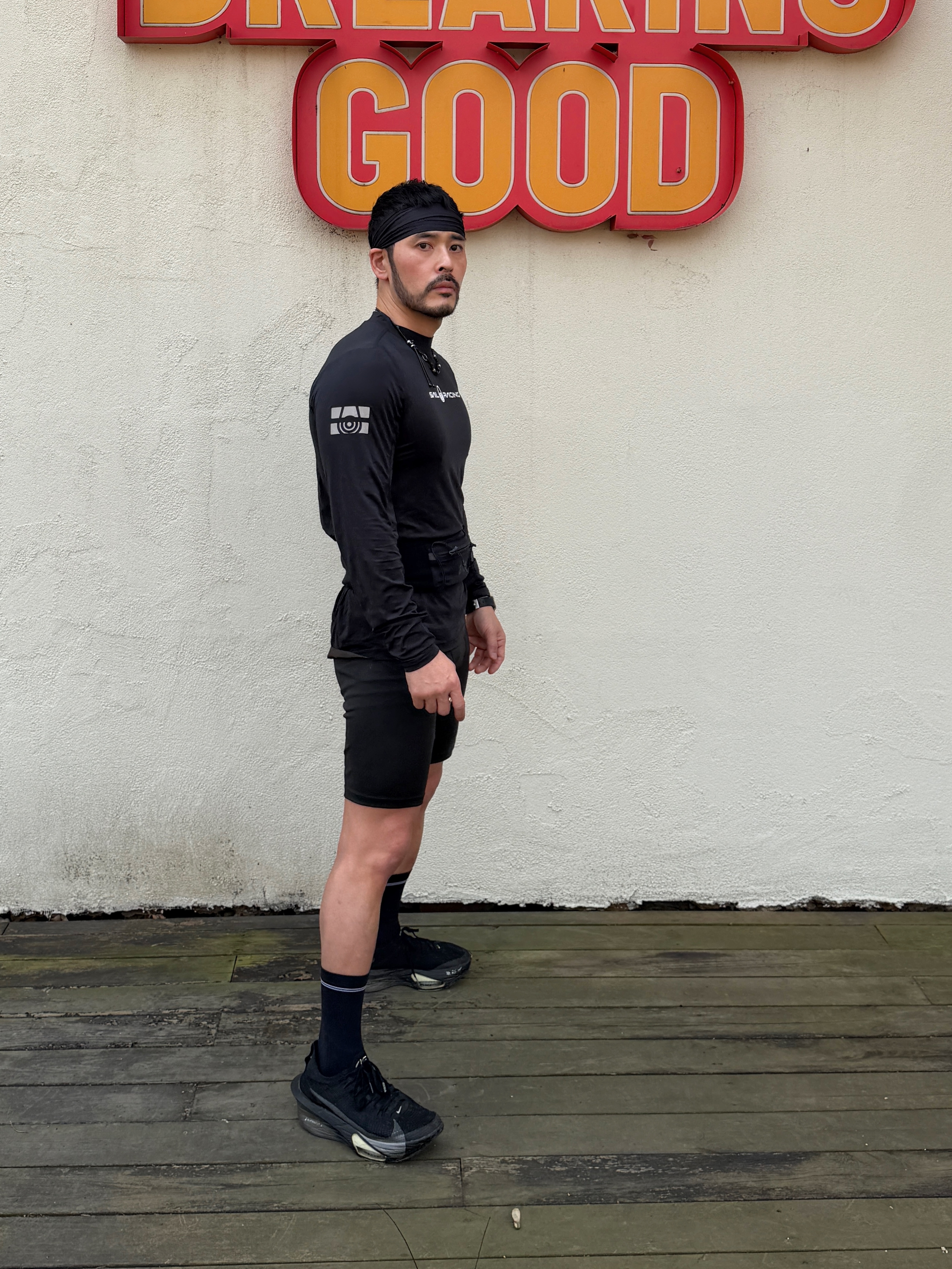 [KREAM 단독] TOWTOW.ARCHIVE Tosca Rope Necklace Black, Nike Air Zoom Alphafly Next% 3 Black Olive Aura 착용 스타일 - 2