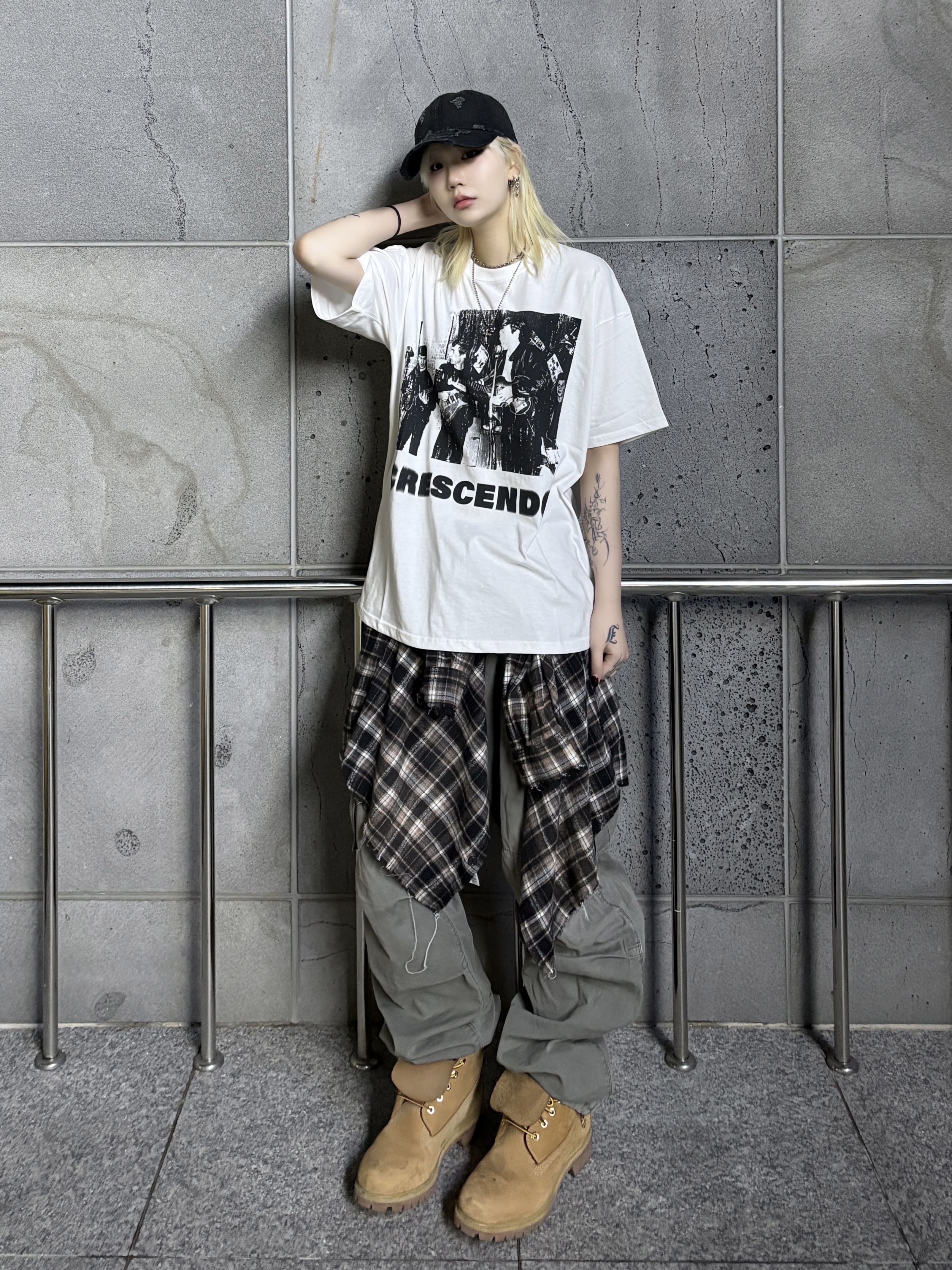 Timberland Premium 6 inch Waterproof Boot Wheat Nubuck - Wide 착용 스타일 - 1