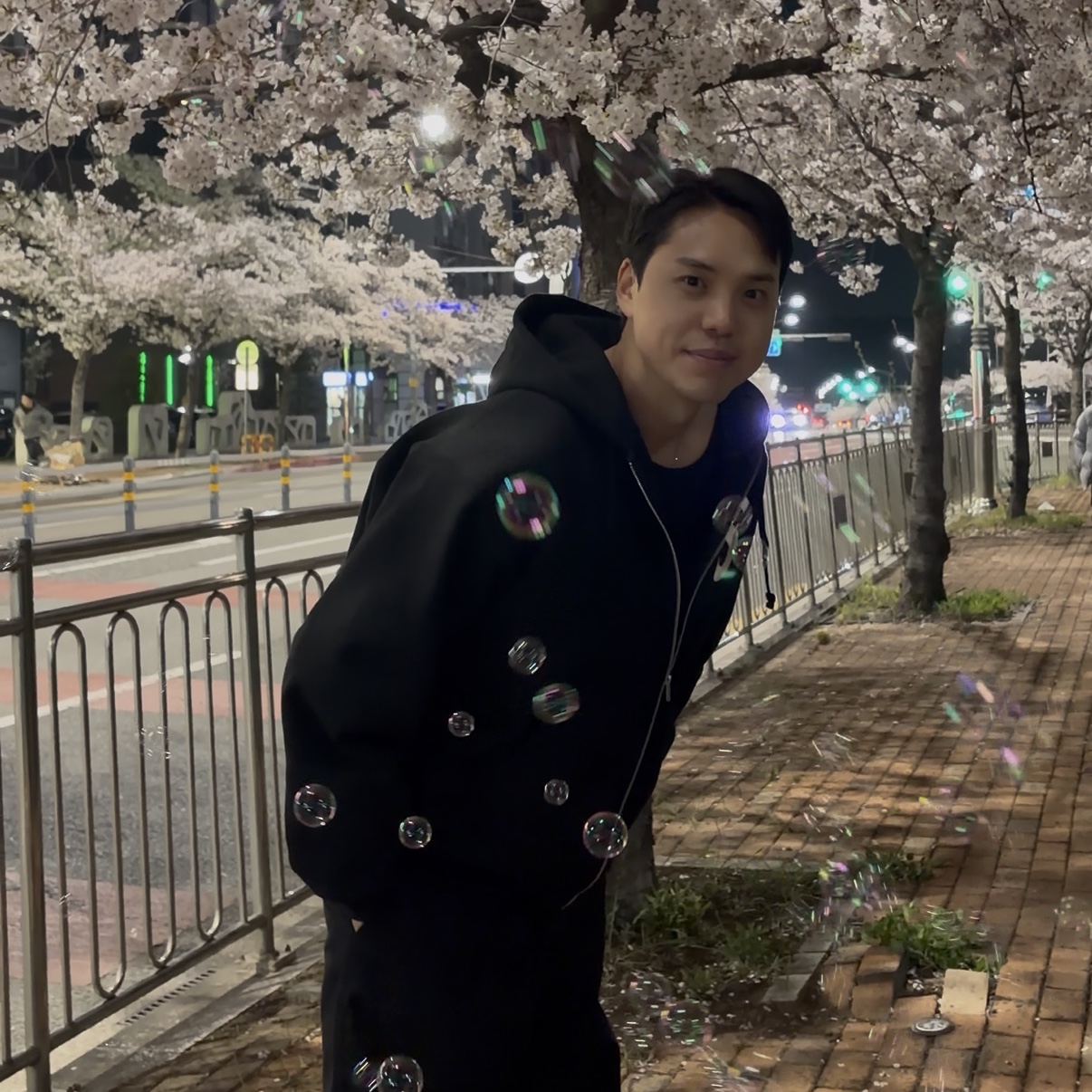 Supreme S Logo Zip Up Hooded Sweatshirt Black - 25FW 착용 스타일