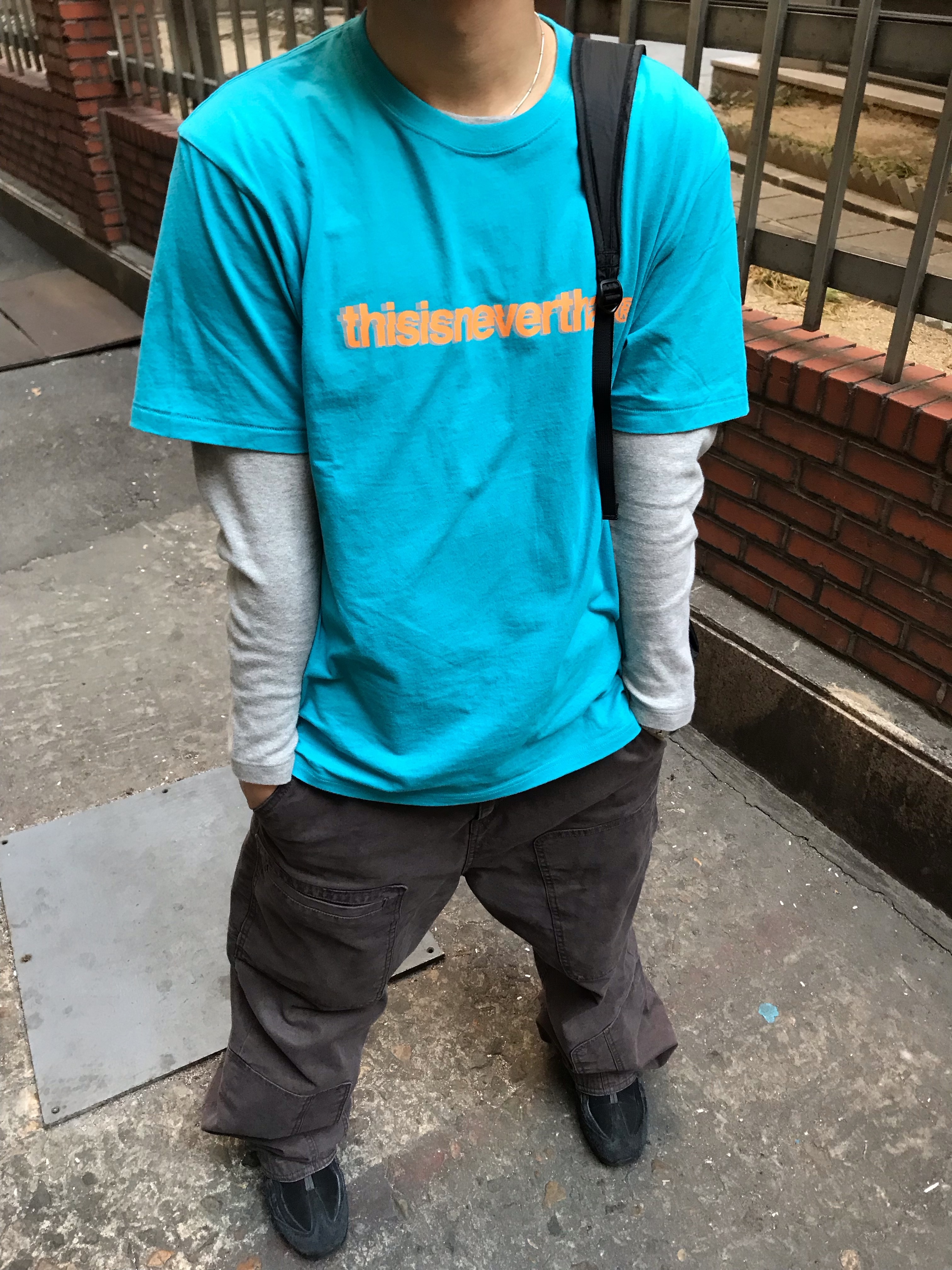 Nike Air Max 95 ZIP SP Big Bubble Black, Montbell Pocketable Light Pack 13 Black 착용 스타일 - 2