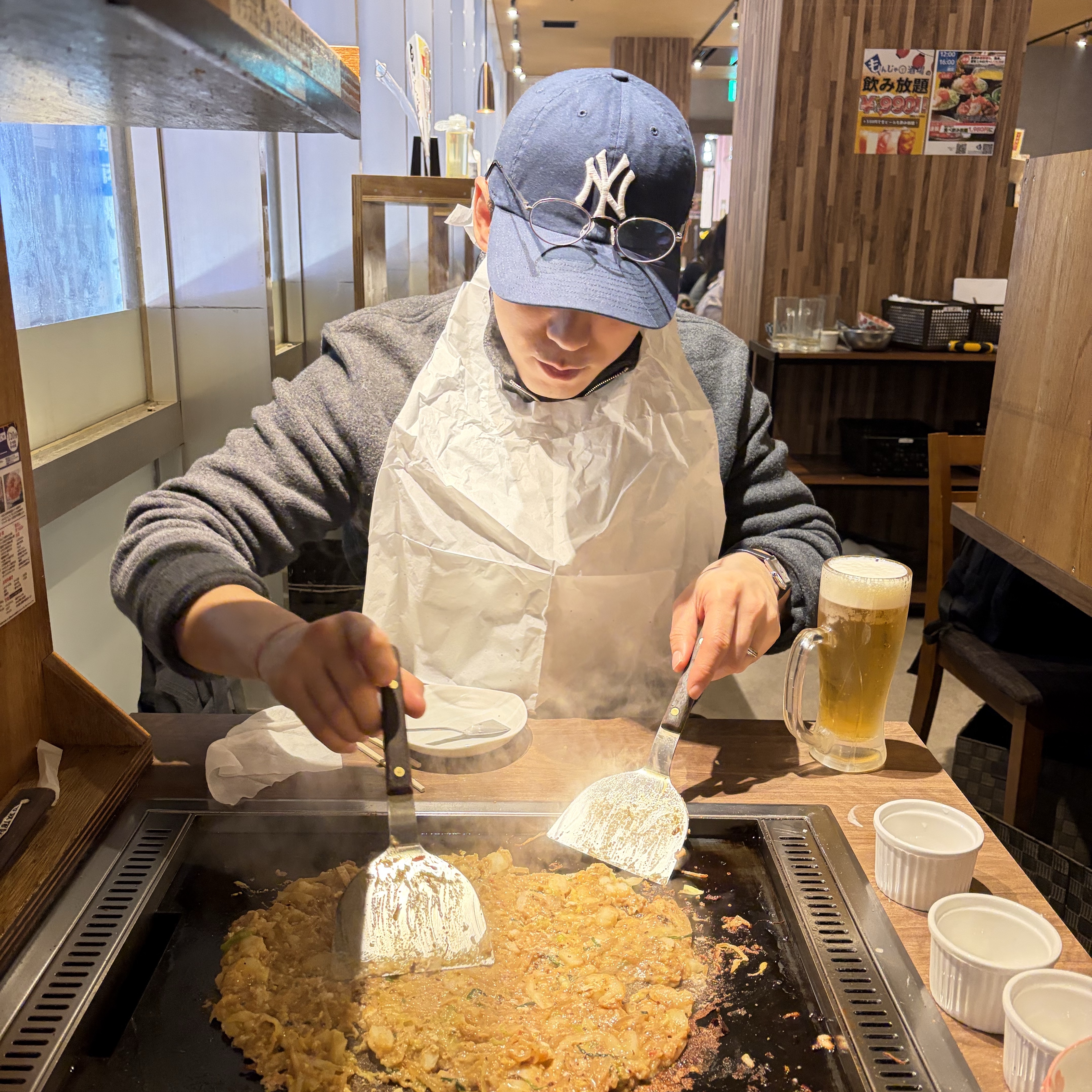 47 Brand New York Yankees Clean Up Navy 착용 스타일