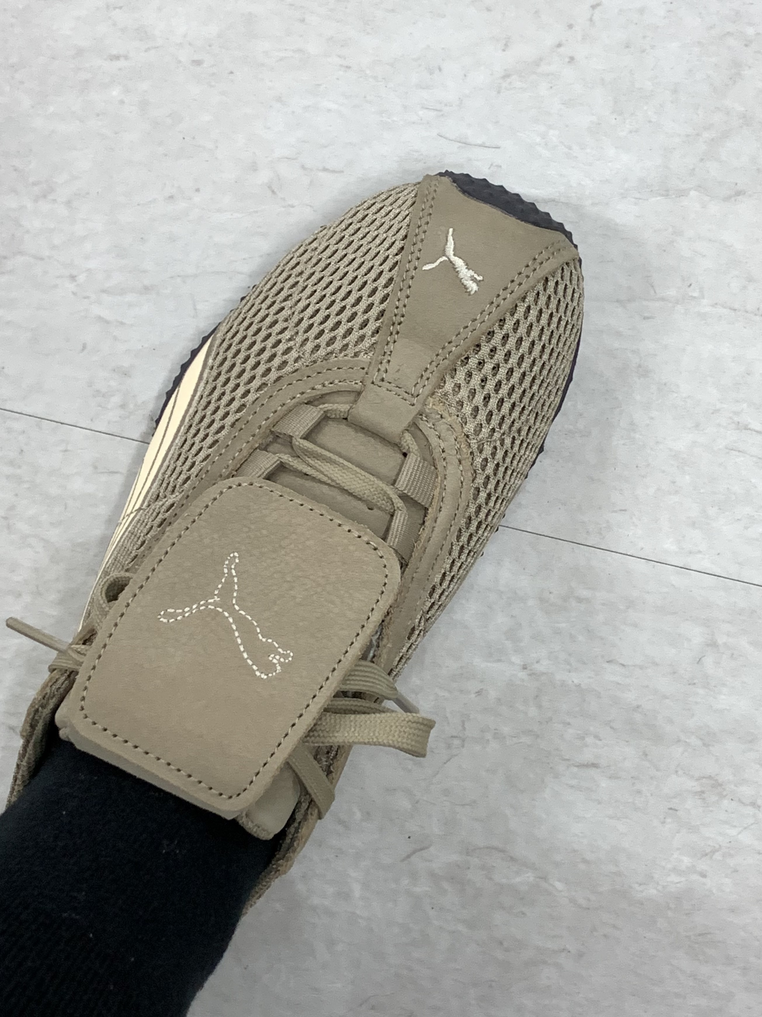 Puma x Open Yy H-street Oak Branch Creamy Vanilla 착용 스타일 - 2