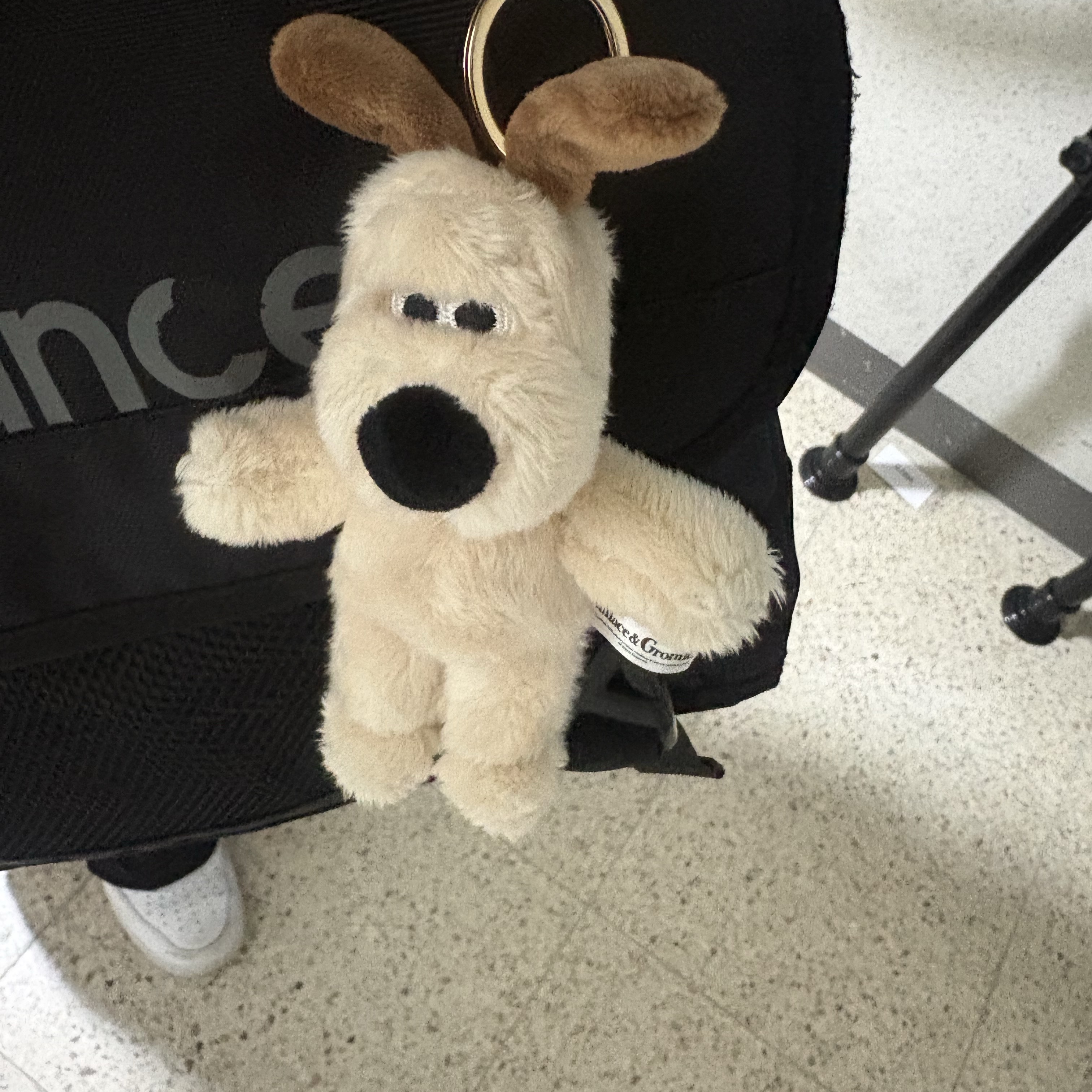 Dream C&C Wallace & Gromit Mini Keyring Plush 12cm 착용 스타일