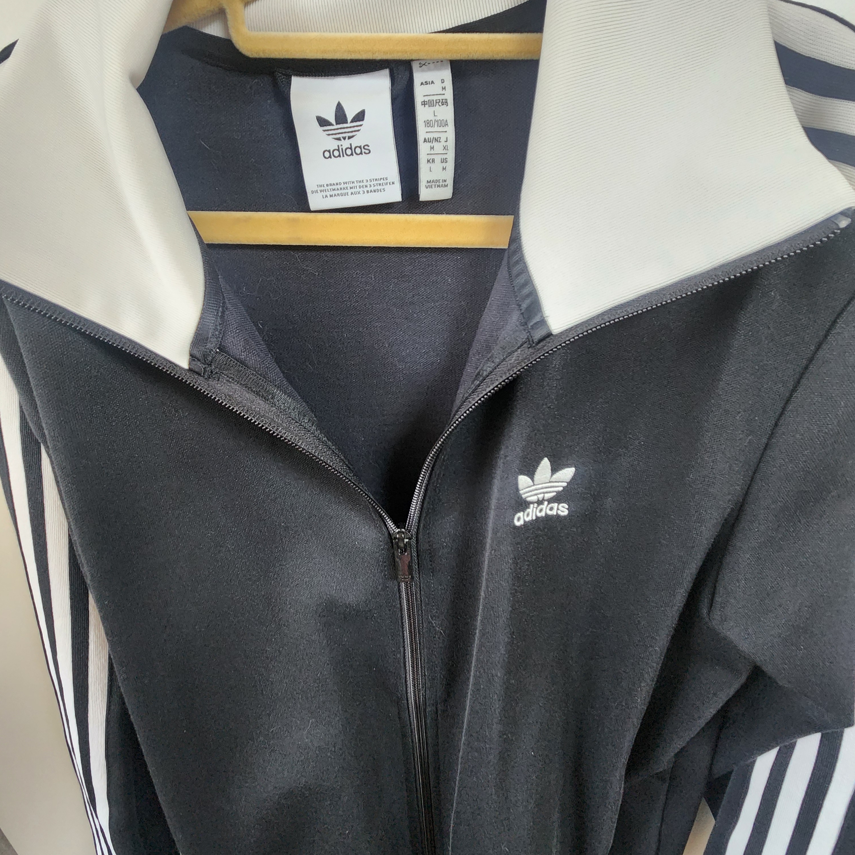 Adidas Adicolor Classics Beckenbauer Track Jacket Black - KR Sizing 착용 스타일