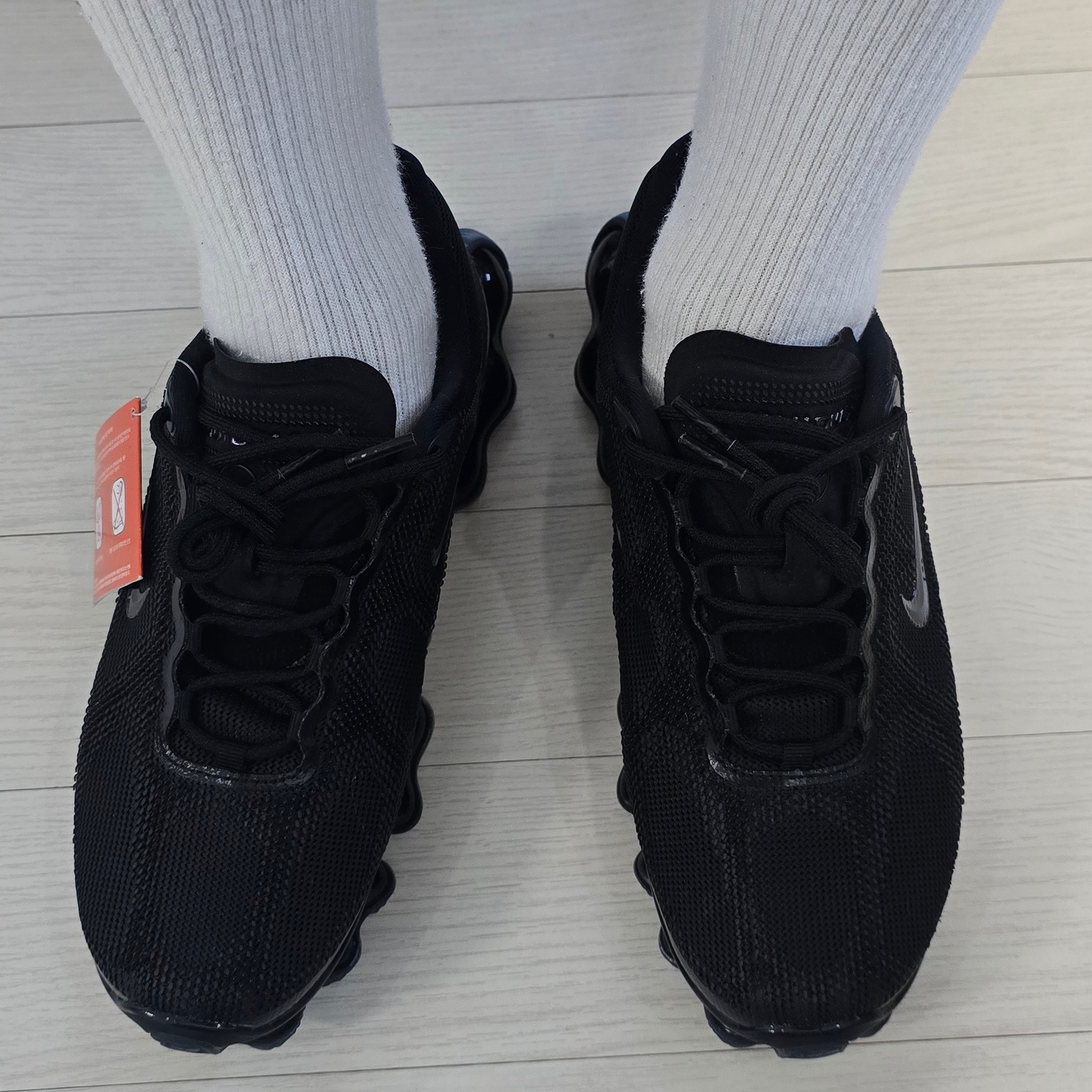 Nike x Fragment Air Liquid Max Black Anthracite 착용 스타일 - 2