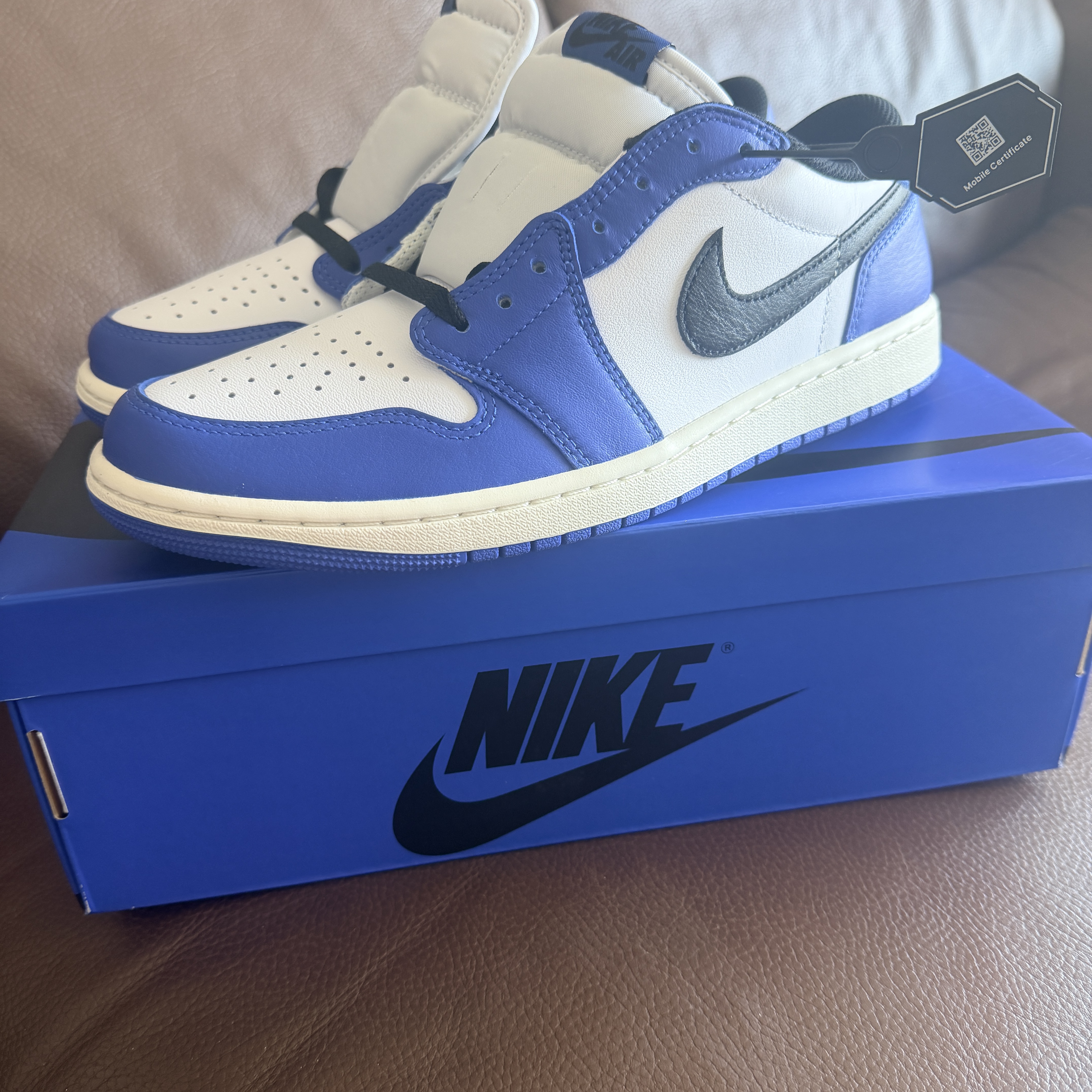 Jordan 1 Retro Low OG Game Royal 착용 스타일 - 1