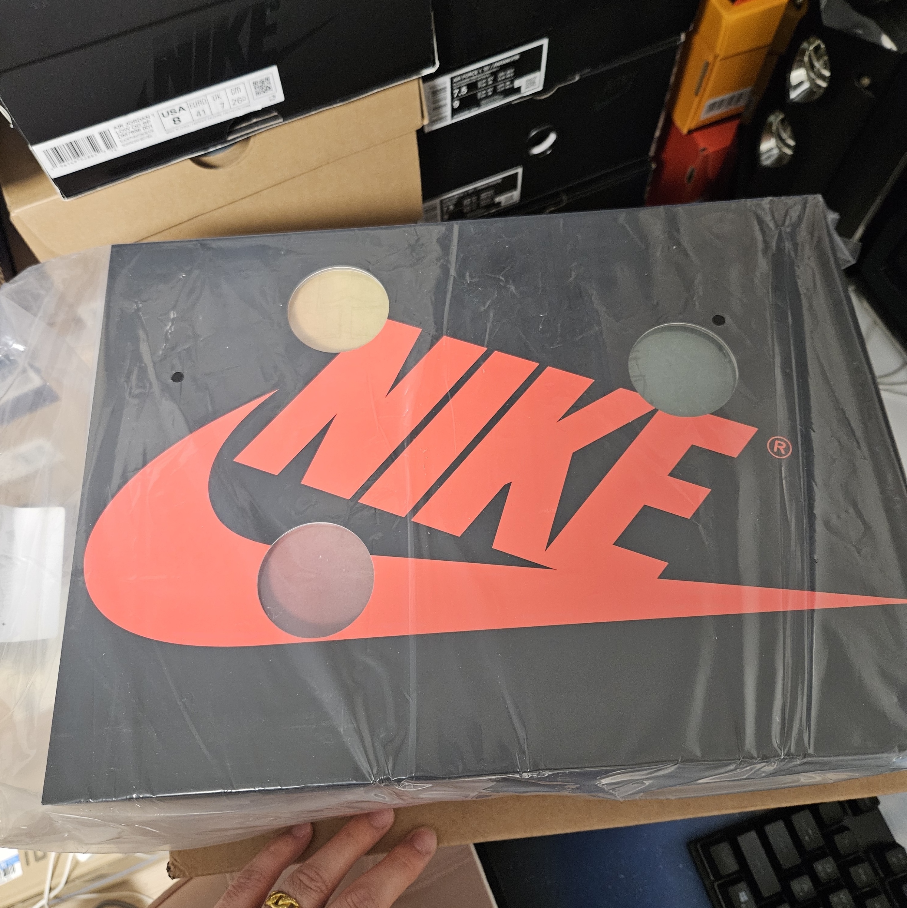 Jordan 1 x Virgil Abloh Archive Retro High Alaska White 착용 스타일 - 1