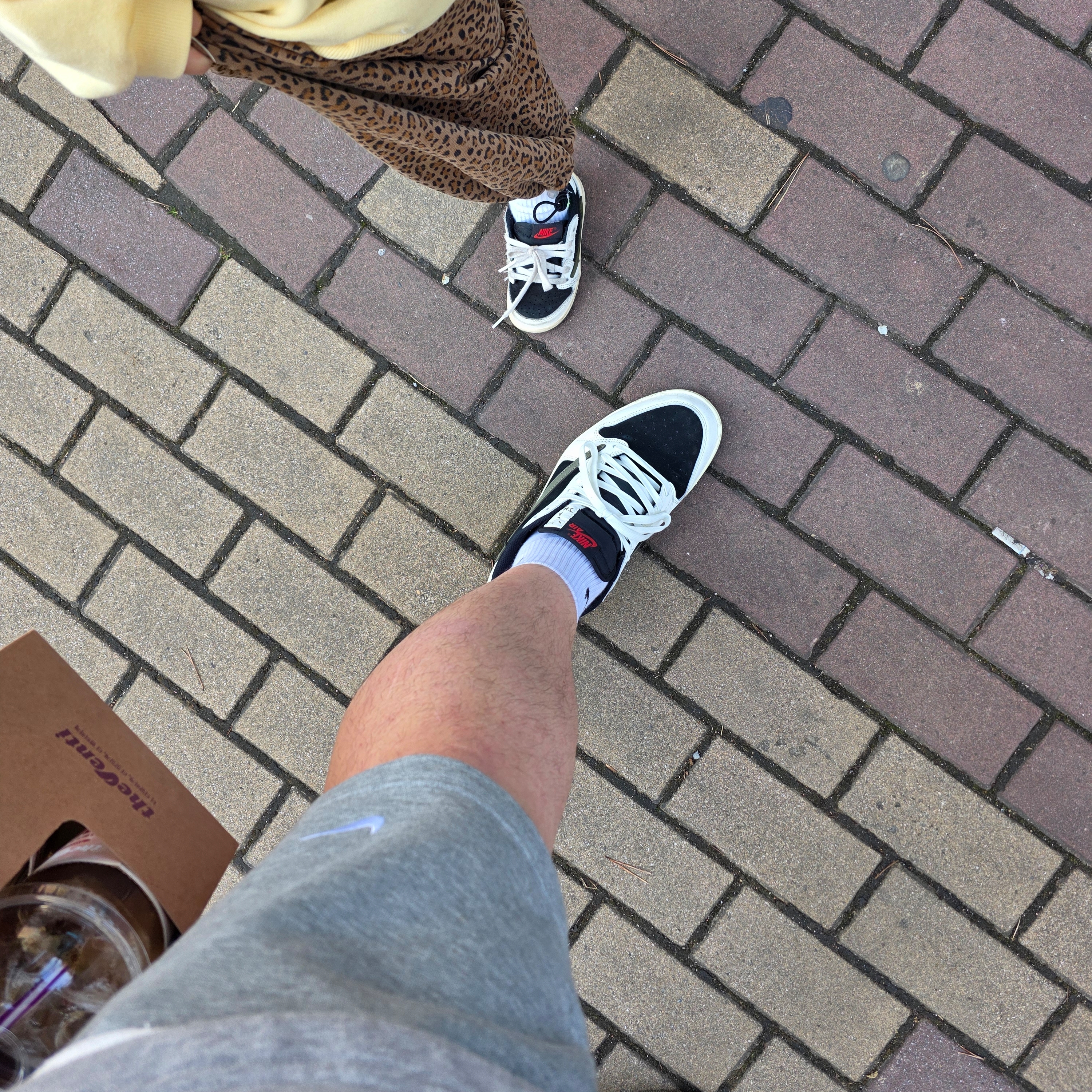 (W) Jordan 1 x Travis Scott Retro Low OG SP Medium Olive, (PS) Jordan 1 x Travis Scott Retro Low OG SP Medium Olive 착용 스타일