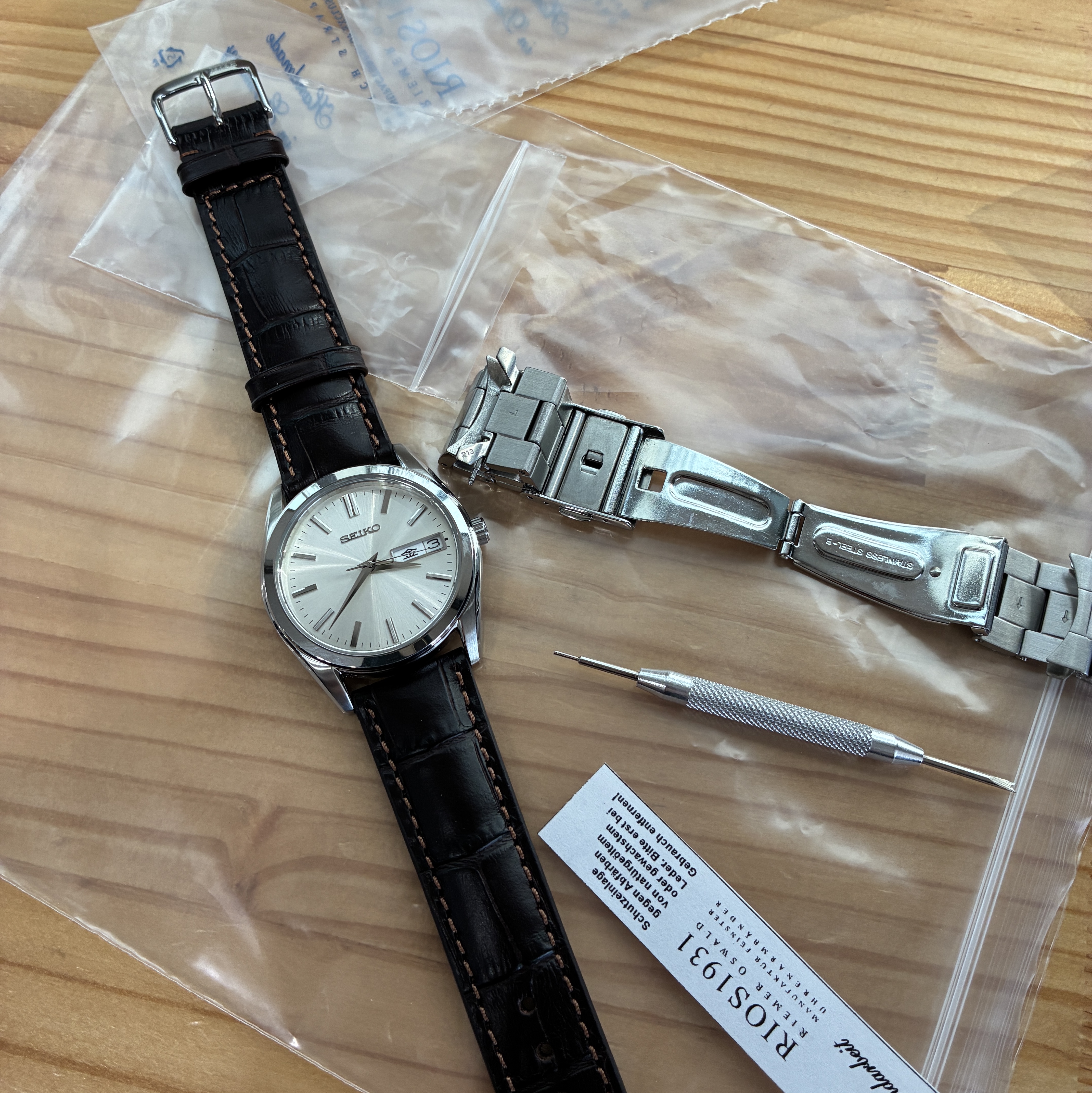 Seiko SBTH007 Silver 착용 스타일