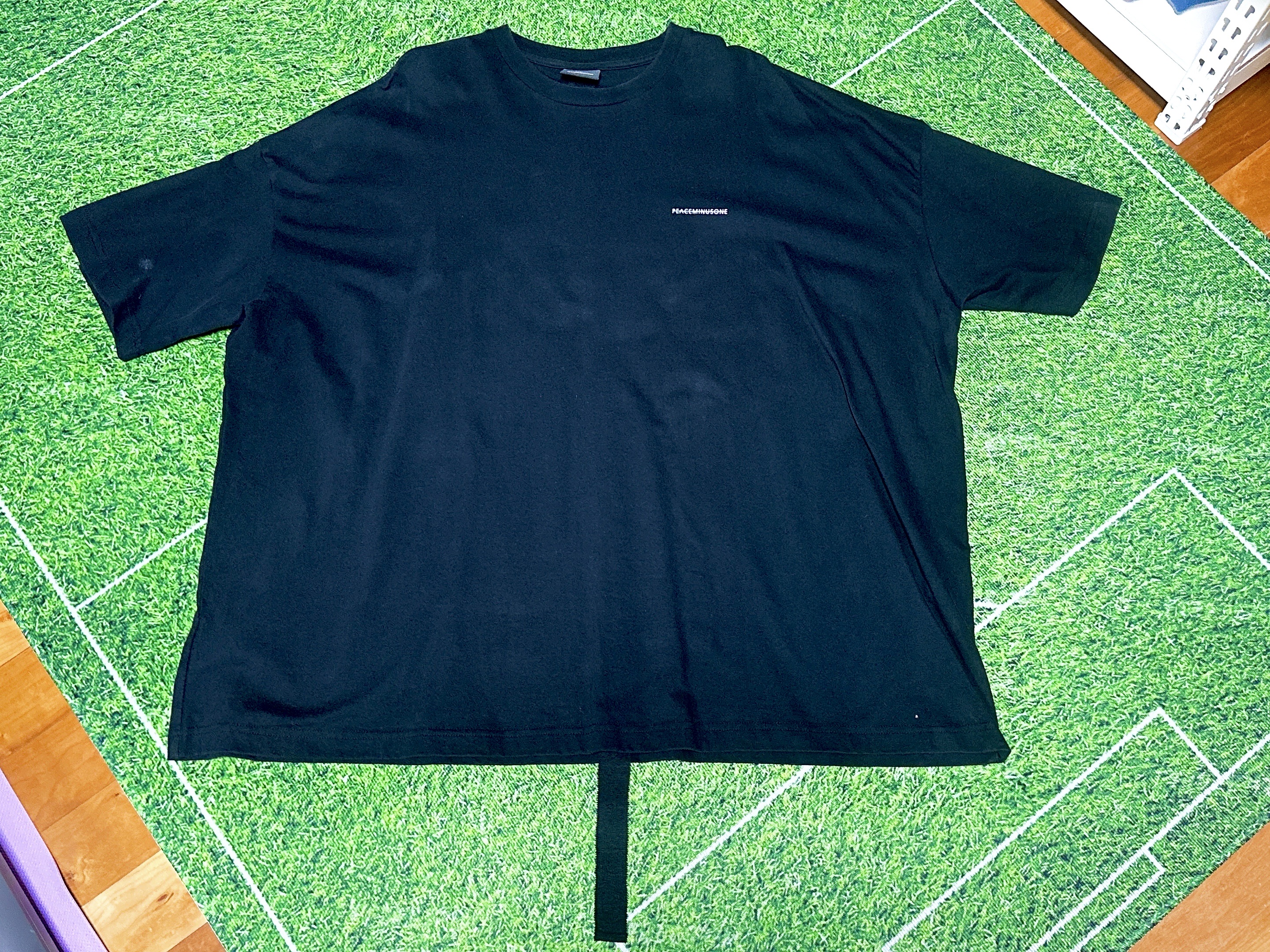 Peaceminusone Cotton T-Shirt #1 Black 착용 스타일