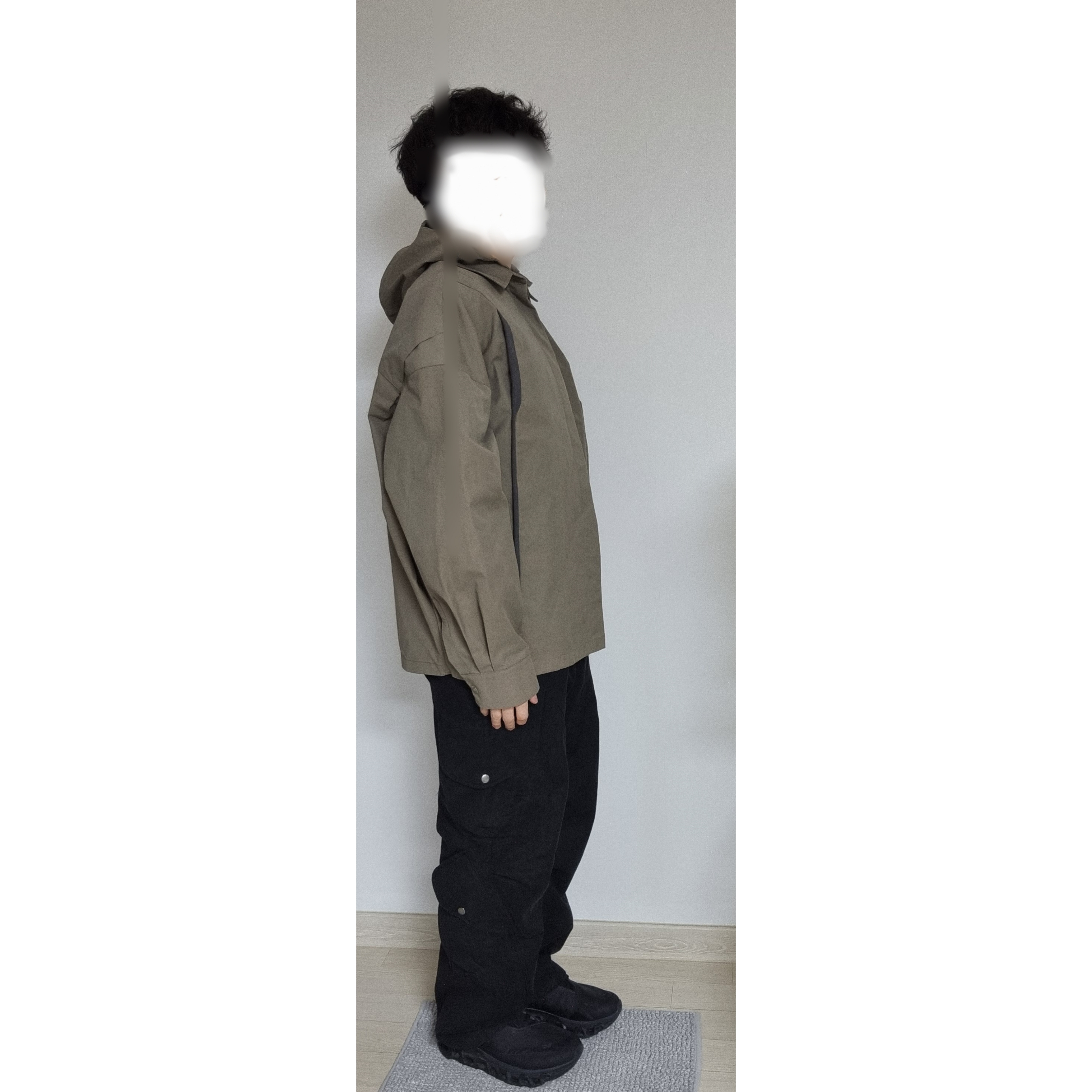 On Running x Post Archive Faction (Paf) Cloudmonster 2 Black Magnet 착용 스타일 - 3