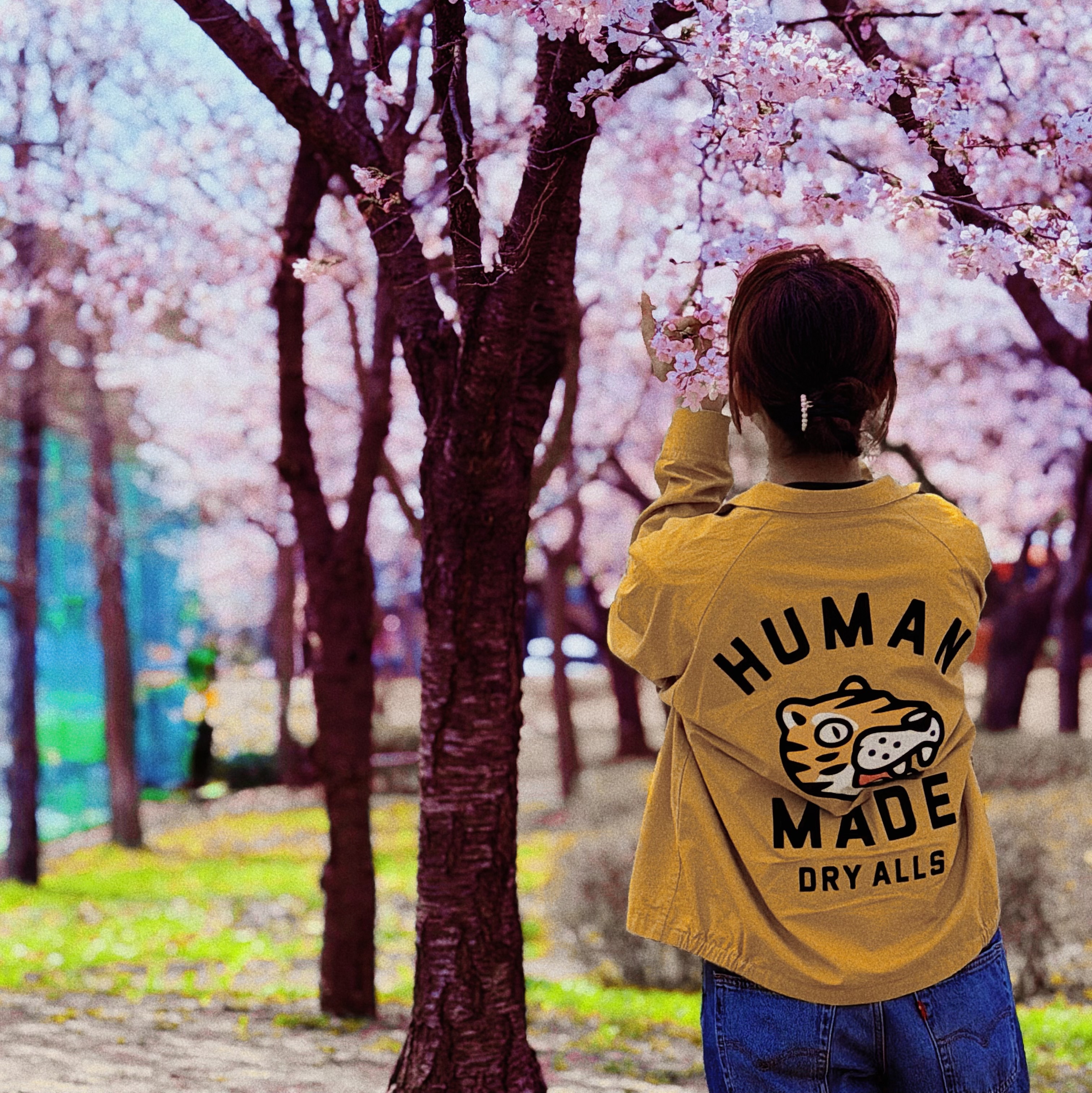 Human Made Cotton Blouson Yellow 착용 스타일 - 1