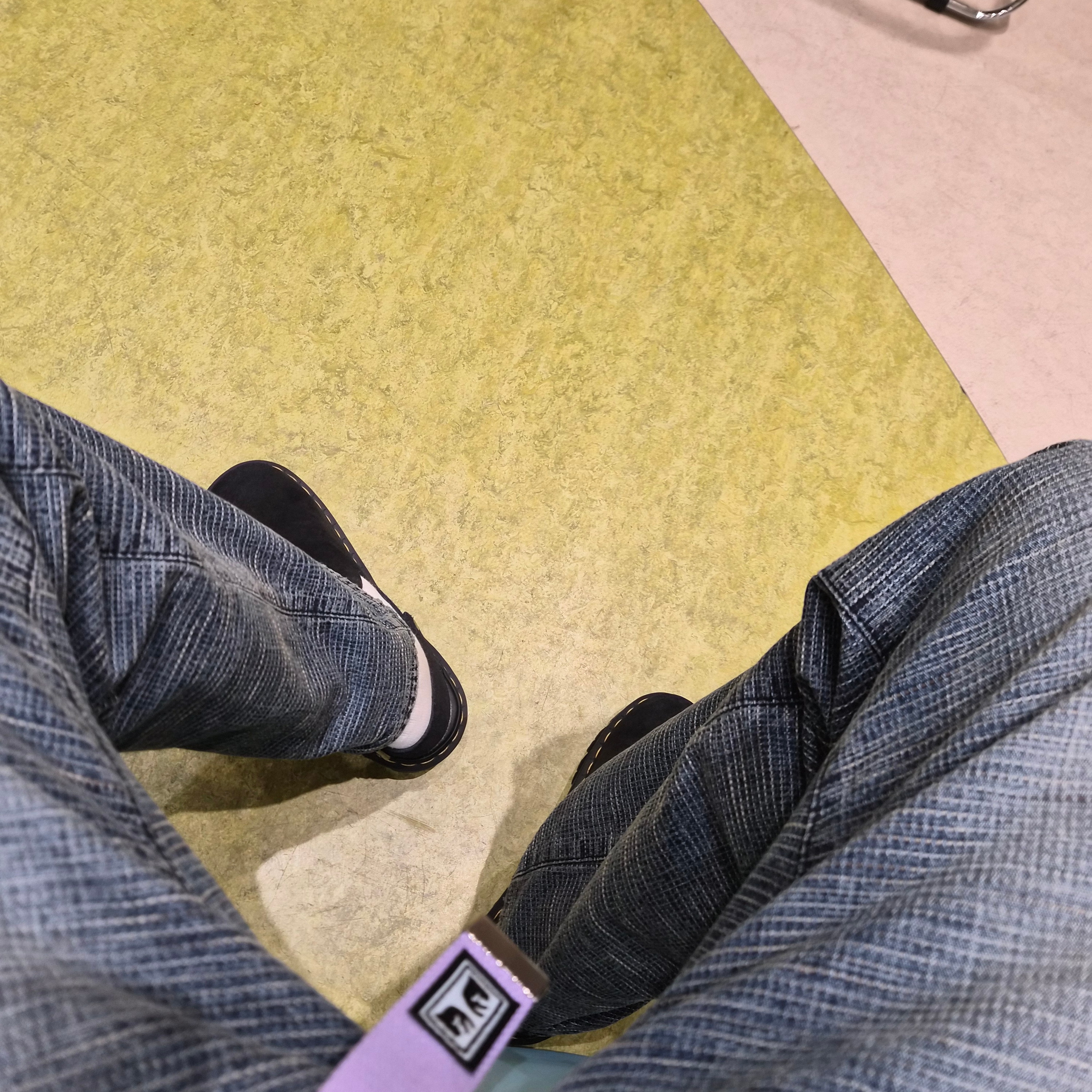 Obey Big Boy Web Belt Lavender Silk 착용 스타일