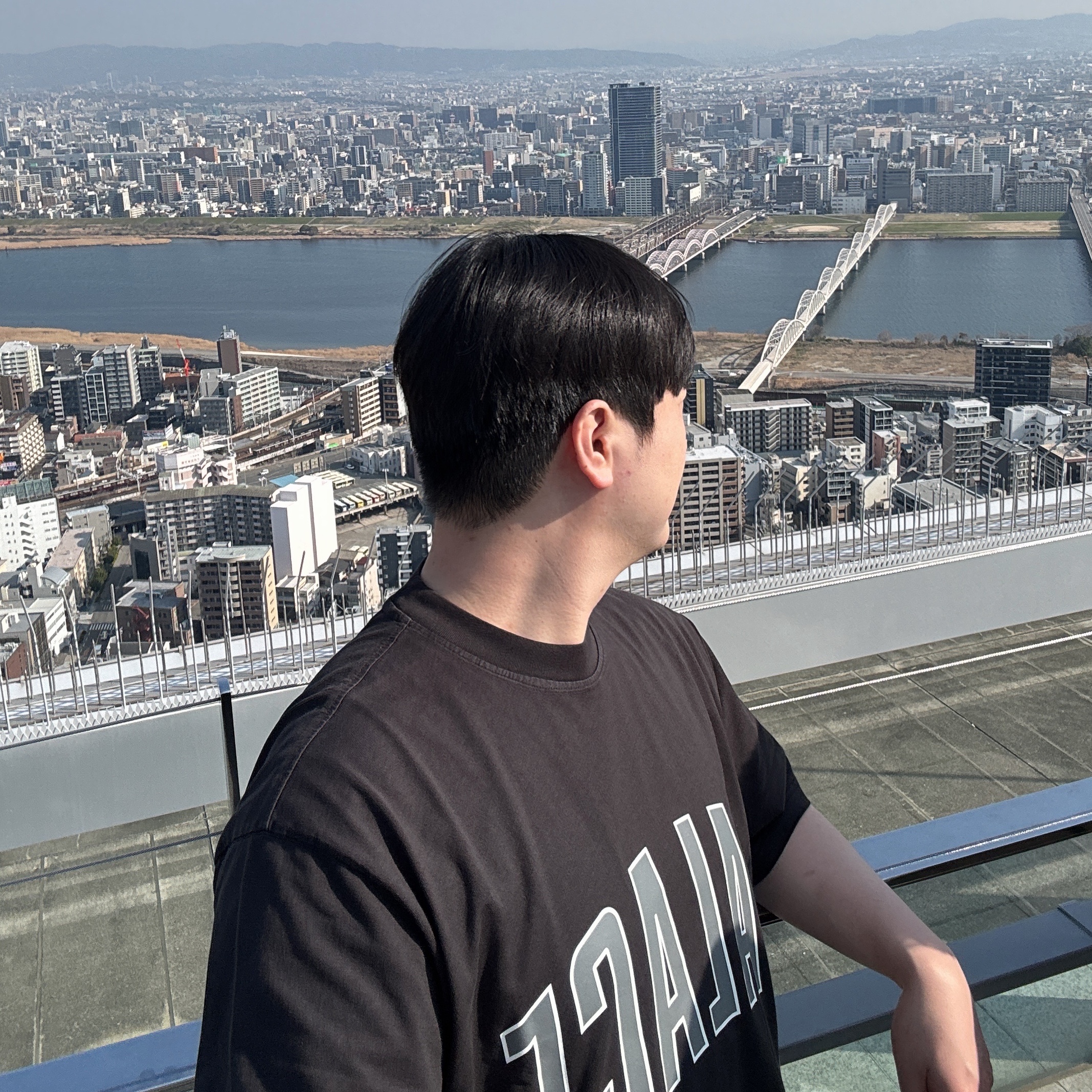 Palace Athletic Heavy T-Shirt Black - 24FW 착용 스타일