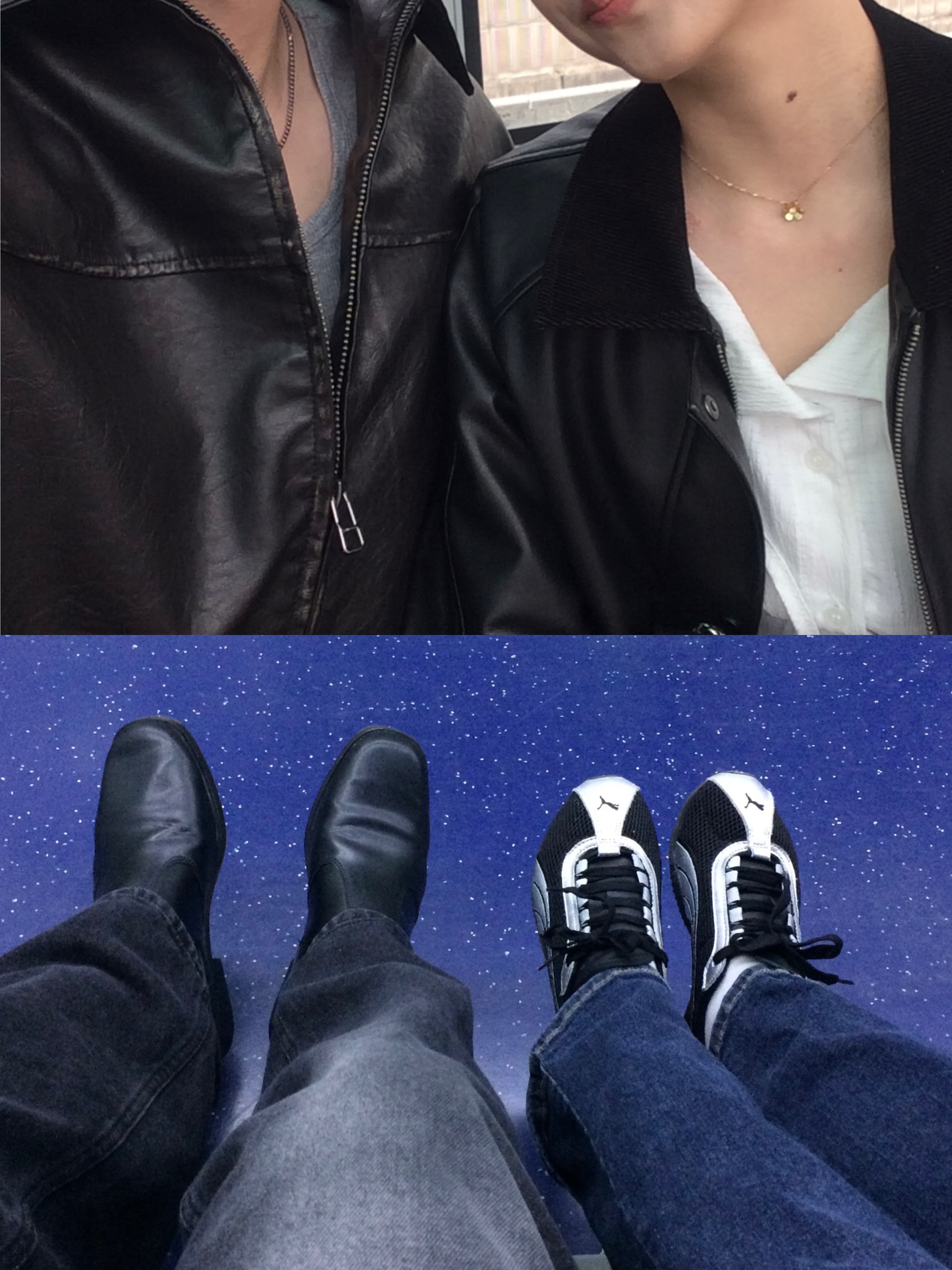 Romantic Move Selection Square Toe Chelsea Boots Black, Puma H-street OG Black Silver 착용 스타일 - 4