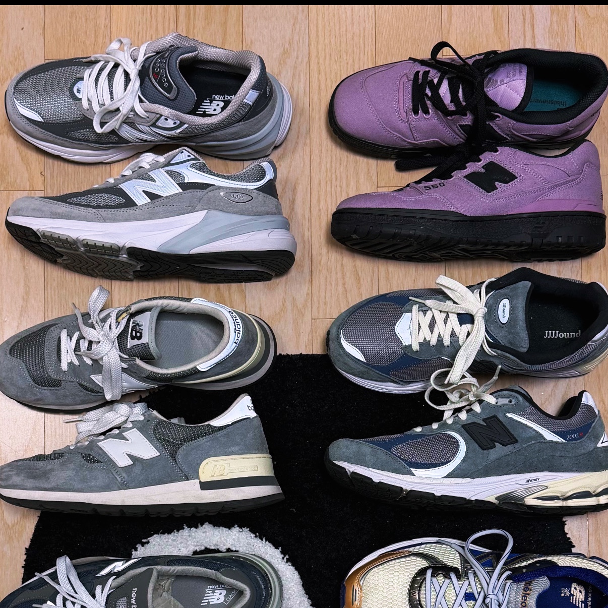 New Balance x Aime Leon Dore 1300 Dusty Pink, New Balance x Aime Leon Dore 860v2 Blue 착용 스타일 - 2