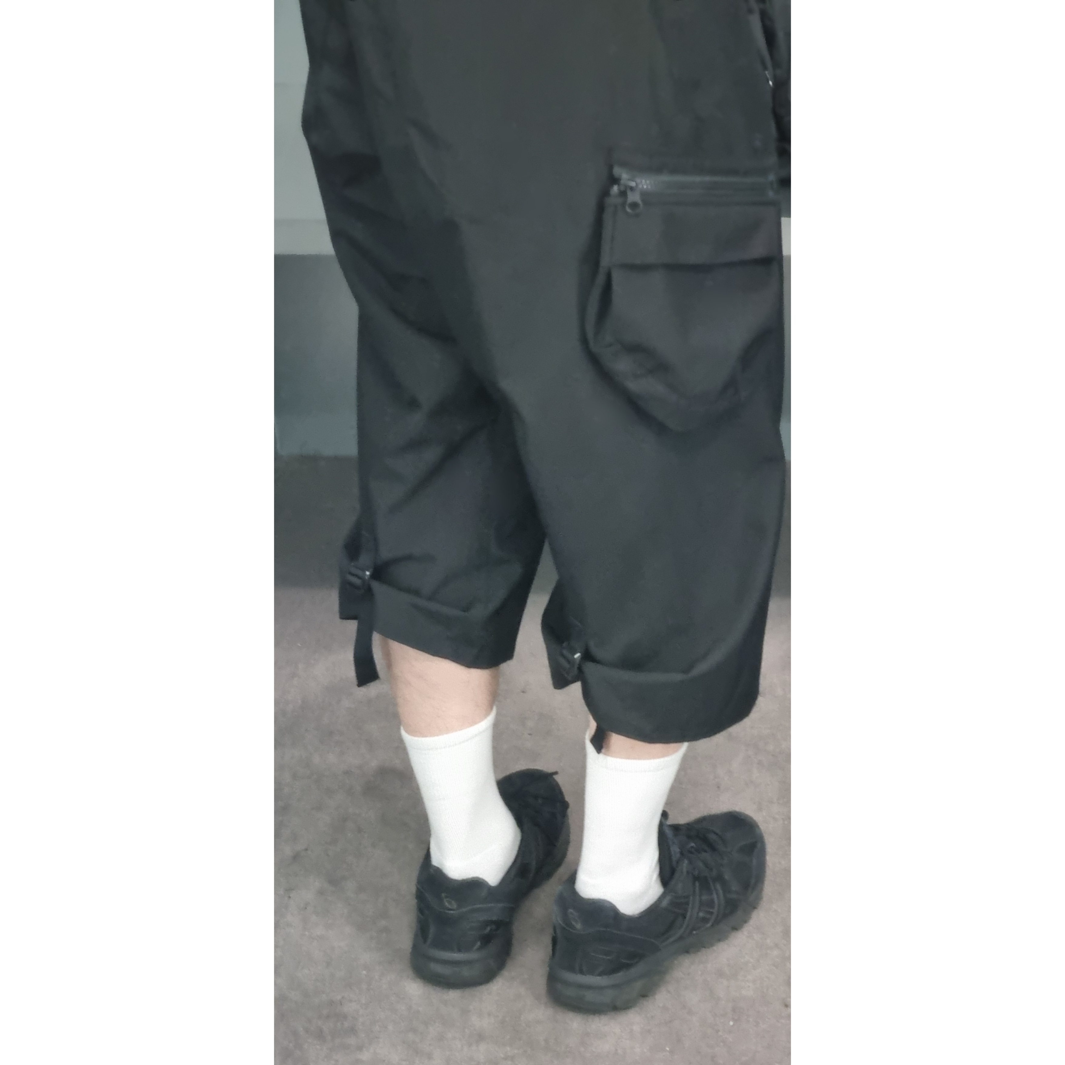 Asics Gel-Sonoma 15-50 Black, Sansan Gear Utility Cargo Pants Black 착용 스타일 - 2