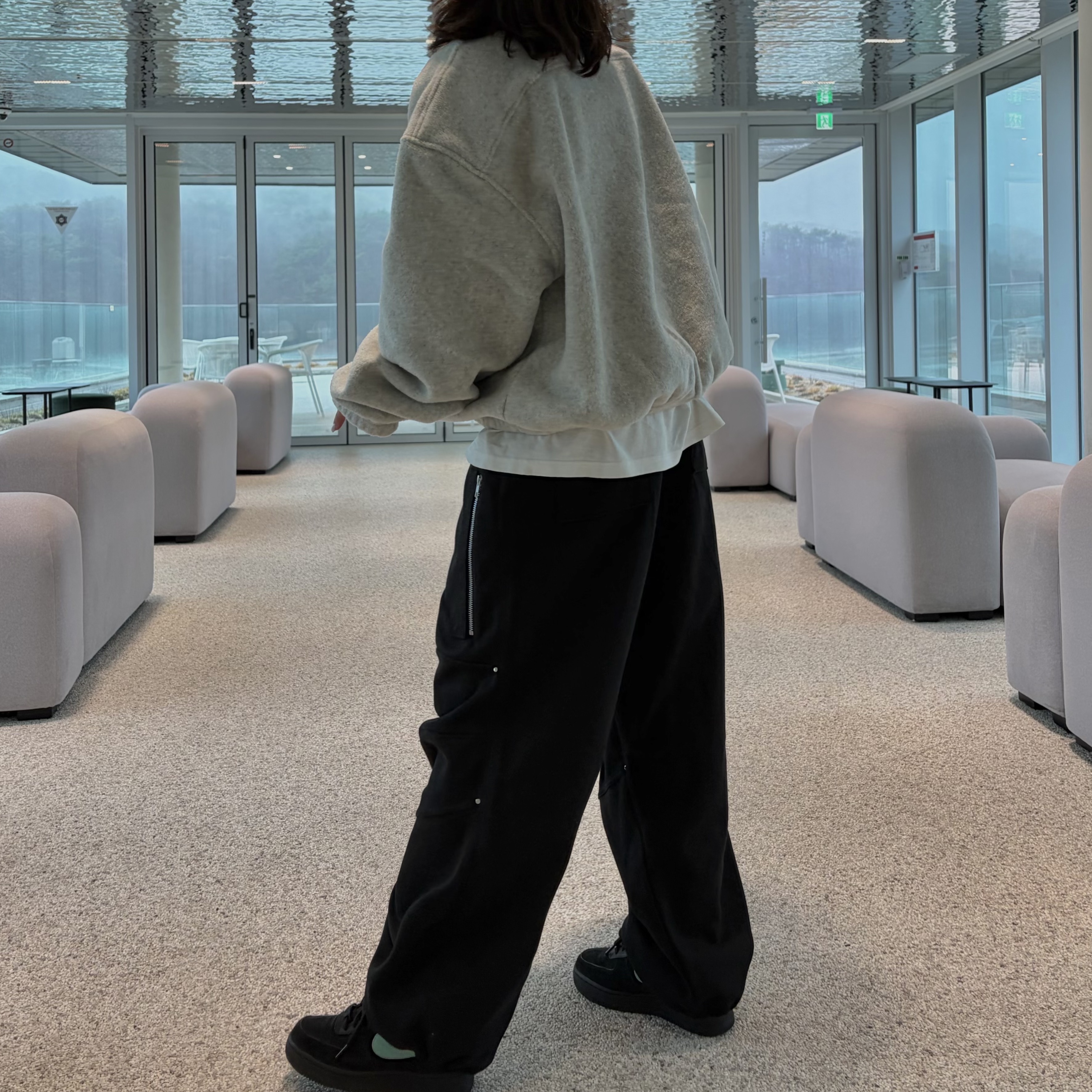 Nonnod Half Zip Fleece Cloud White, Nike x Tiffany & Co. Air Force 1 Low SP 1837 착용 스타일 - 1