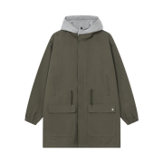 SLOW RECORD HOUSE Vintage Washed Military Jacket Khaki