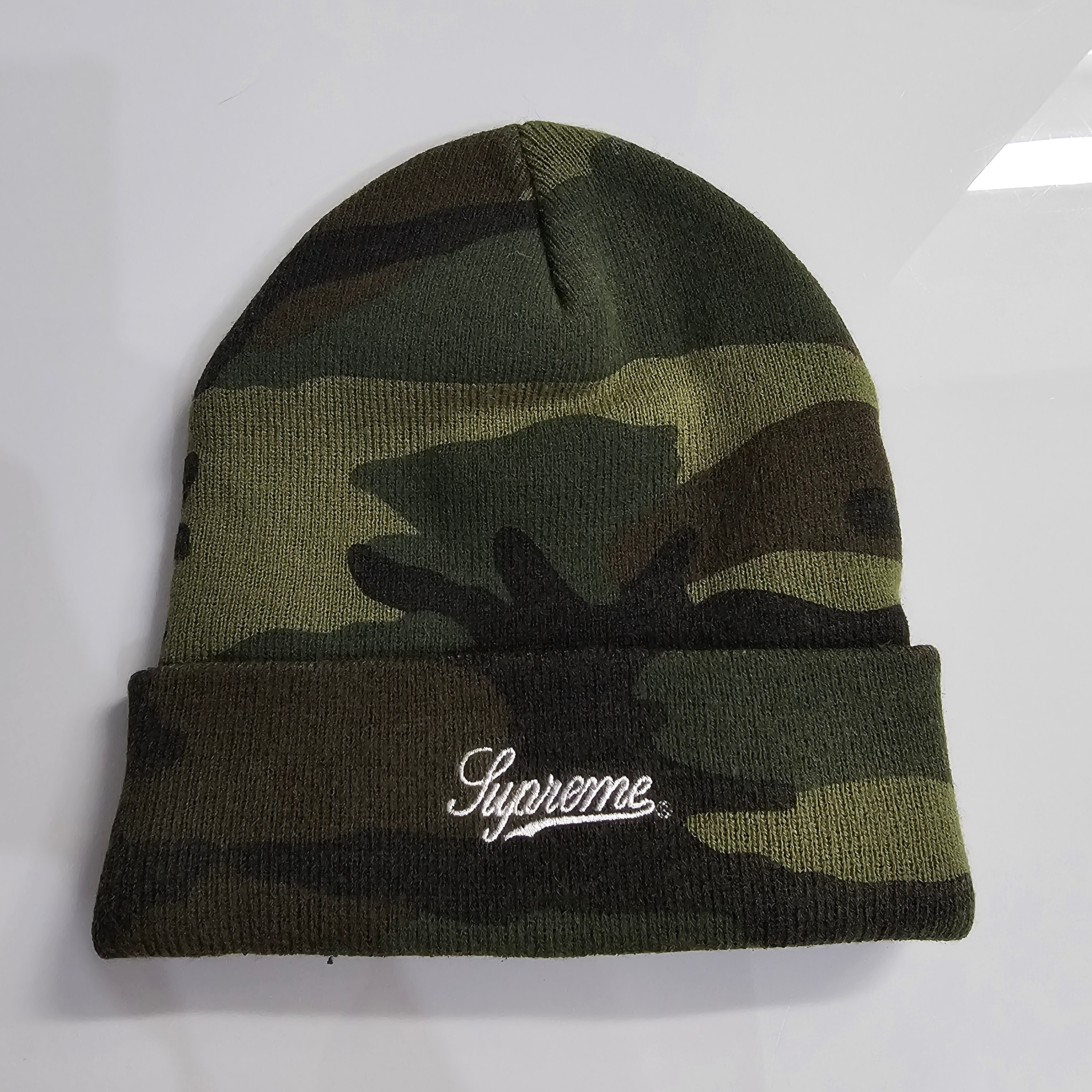 Supreme x M.O.P. Beanie Woodland Camo - 24FW 착용 스타일 - 2