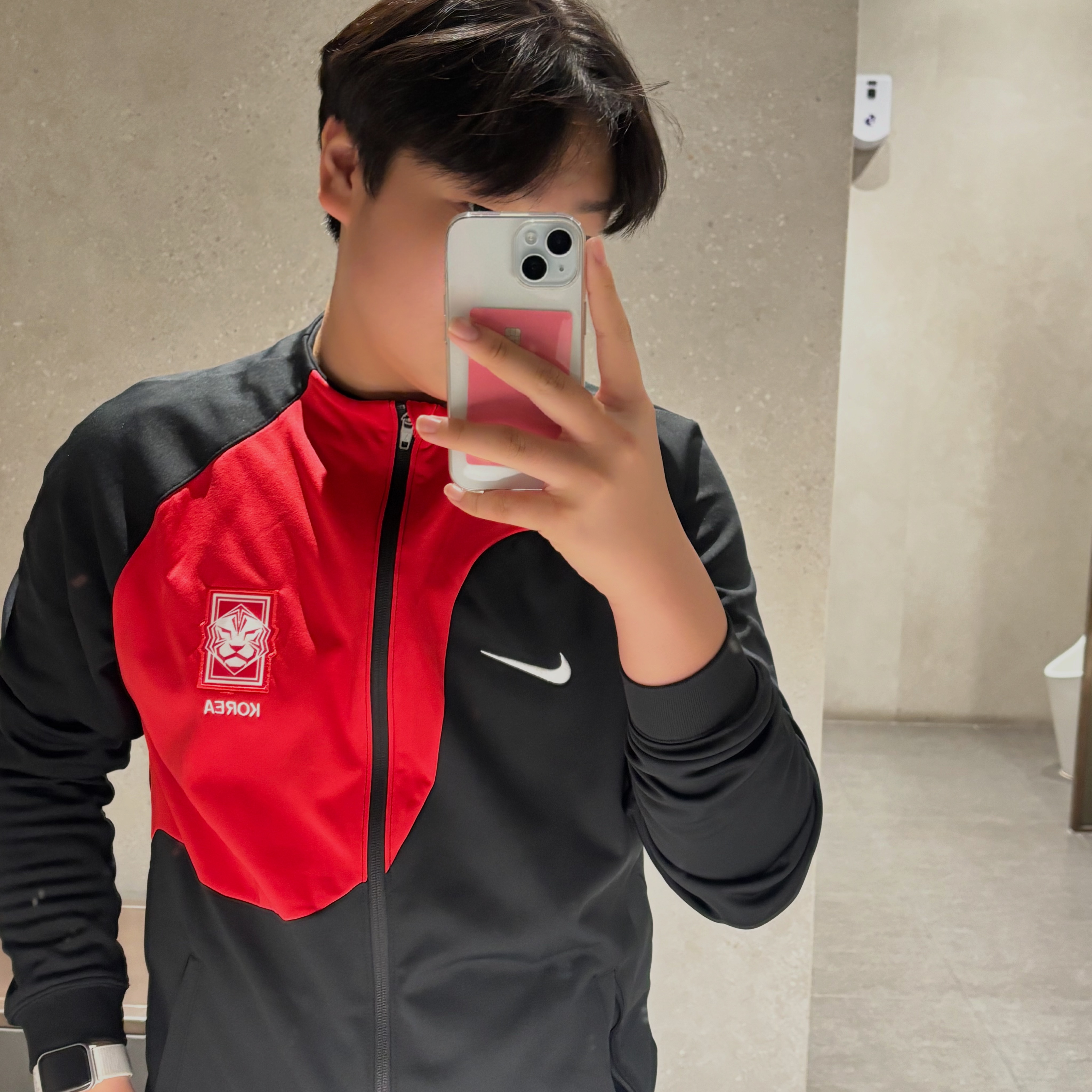 Nike Korea Academy Pro Soccer Track Jacket Black White - Asia, Apple Watch SE 2024 40mm GPS Silver Aluminium Case with Sport Band S/M Denim (Korean Ver.) 착용 스타일