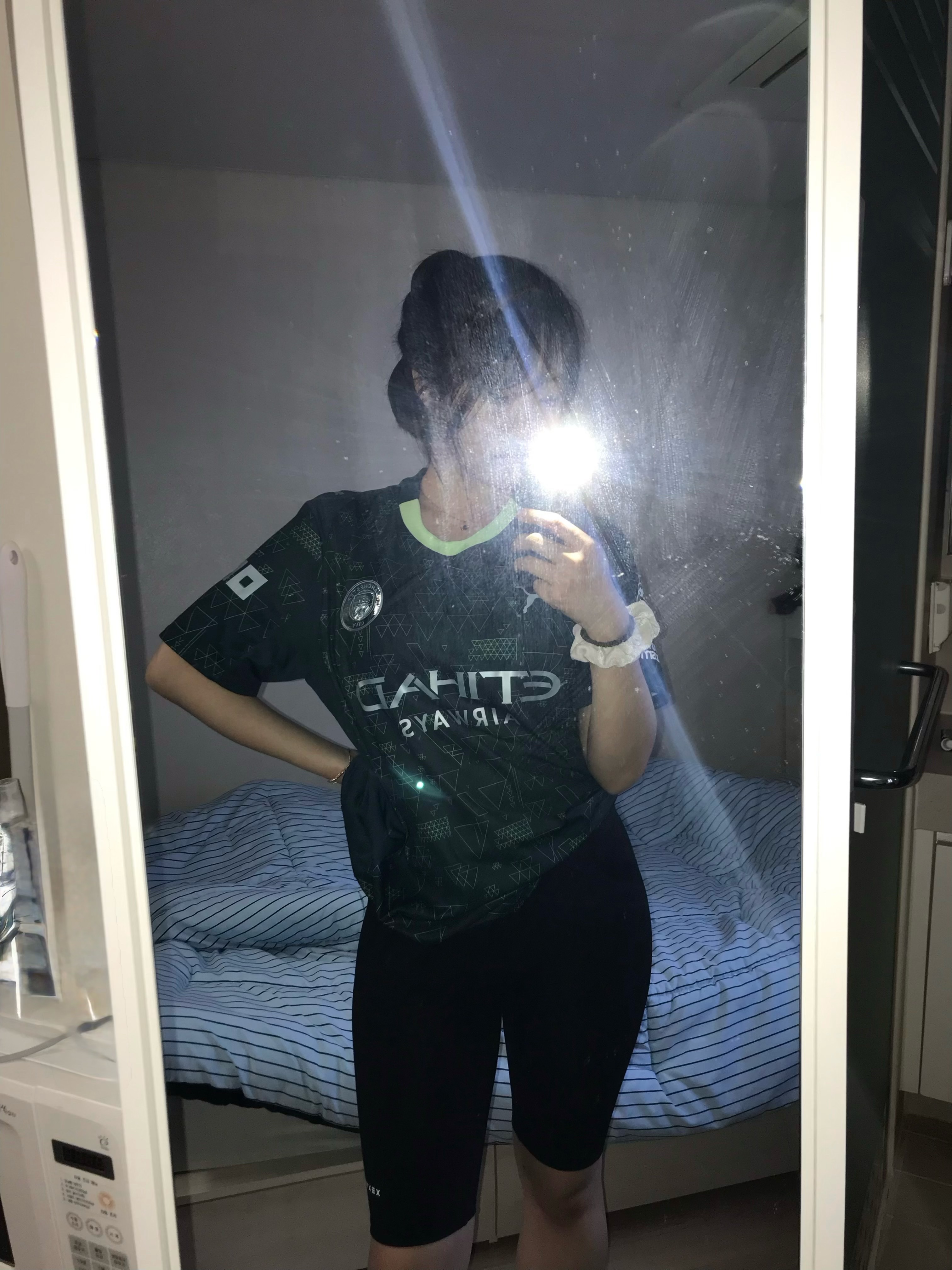Puma Manchester City 2025/26 4th Jersey Green Terrain (Non Marking Ver.) 착용 스타일 - 3