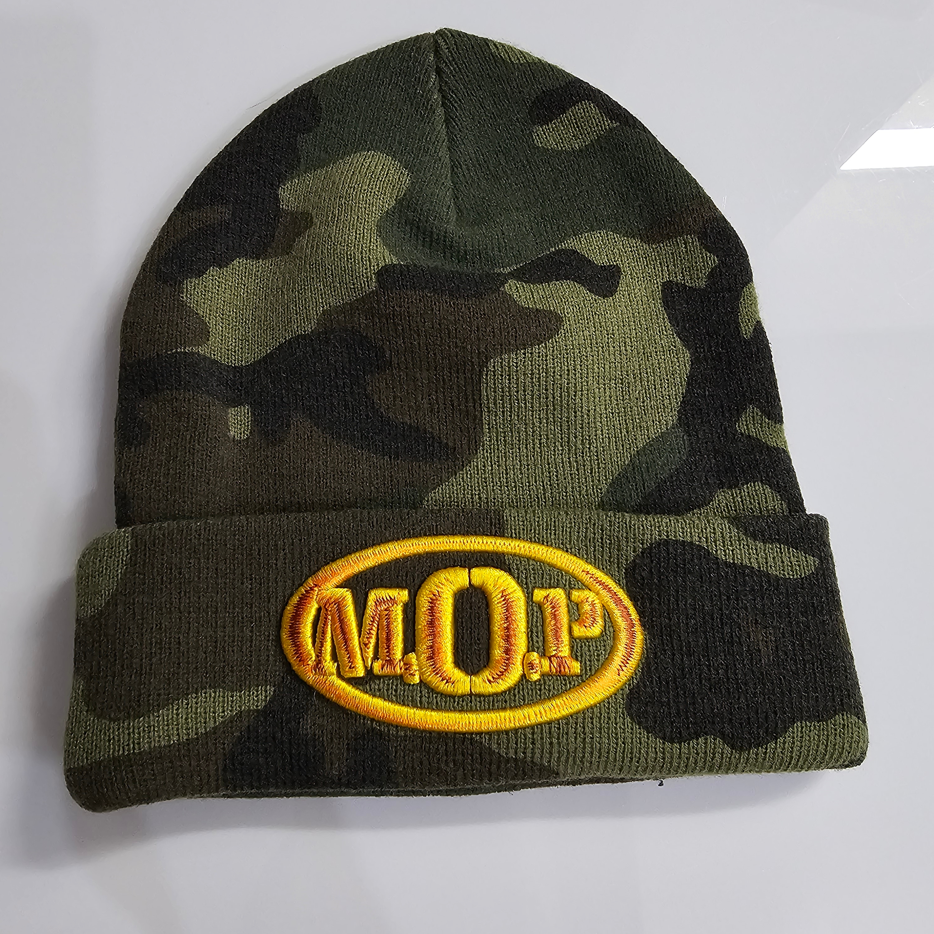 Supreme x M.O.P. Beanie Woodland Camo - 24FW 착용 스타일 - 1