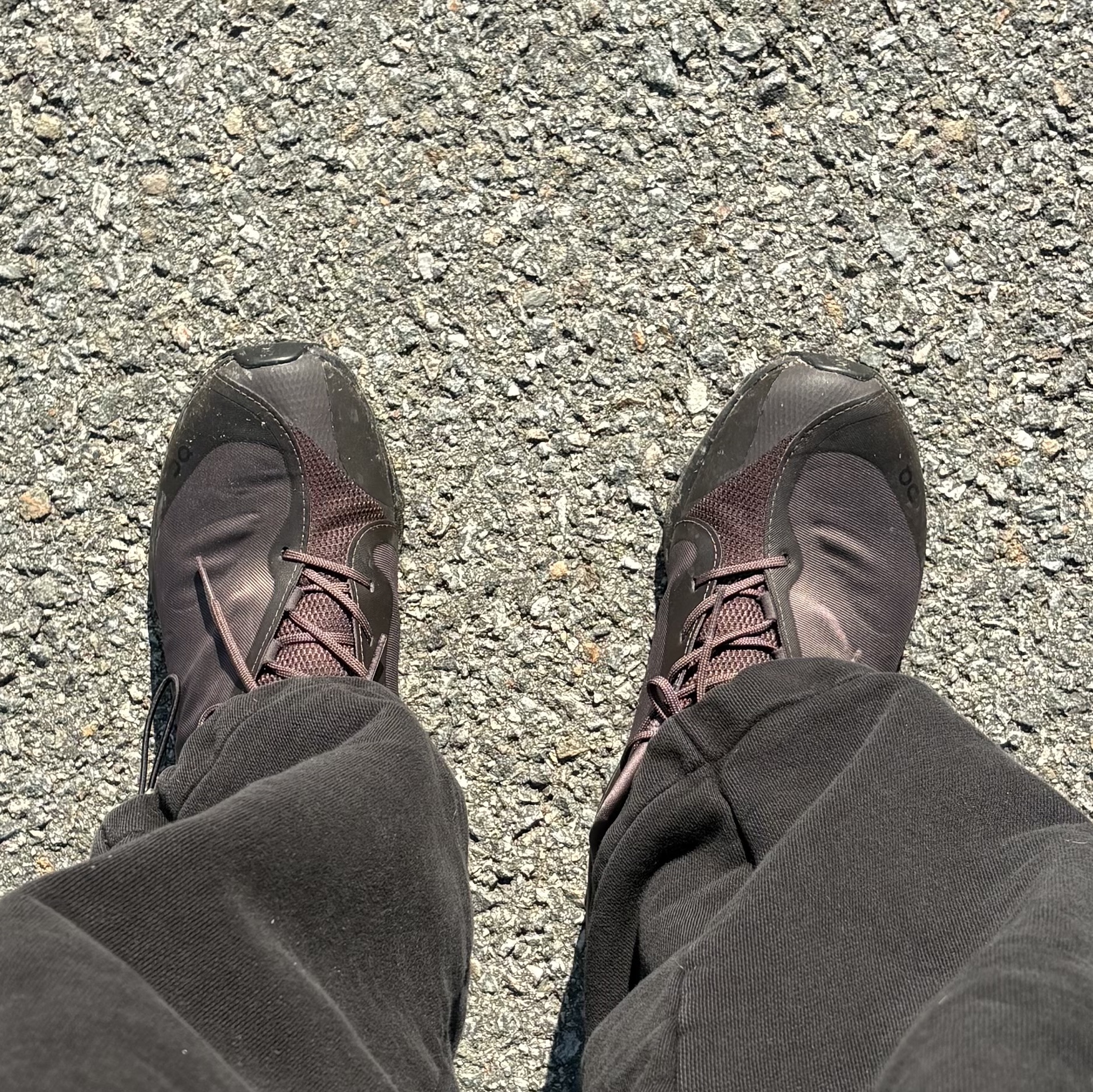 On Running x Post Archive Faction (Paf) Cloudventure Peak Cacao Espresso 착용 스타일