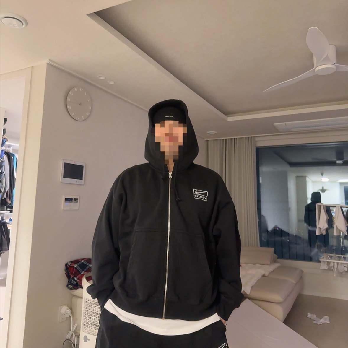 Supreme Overdyed Beanie Navy - 26SS 착용 스타일